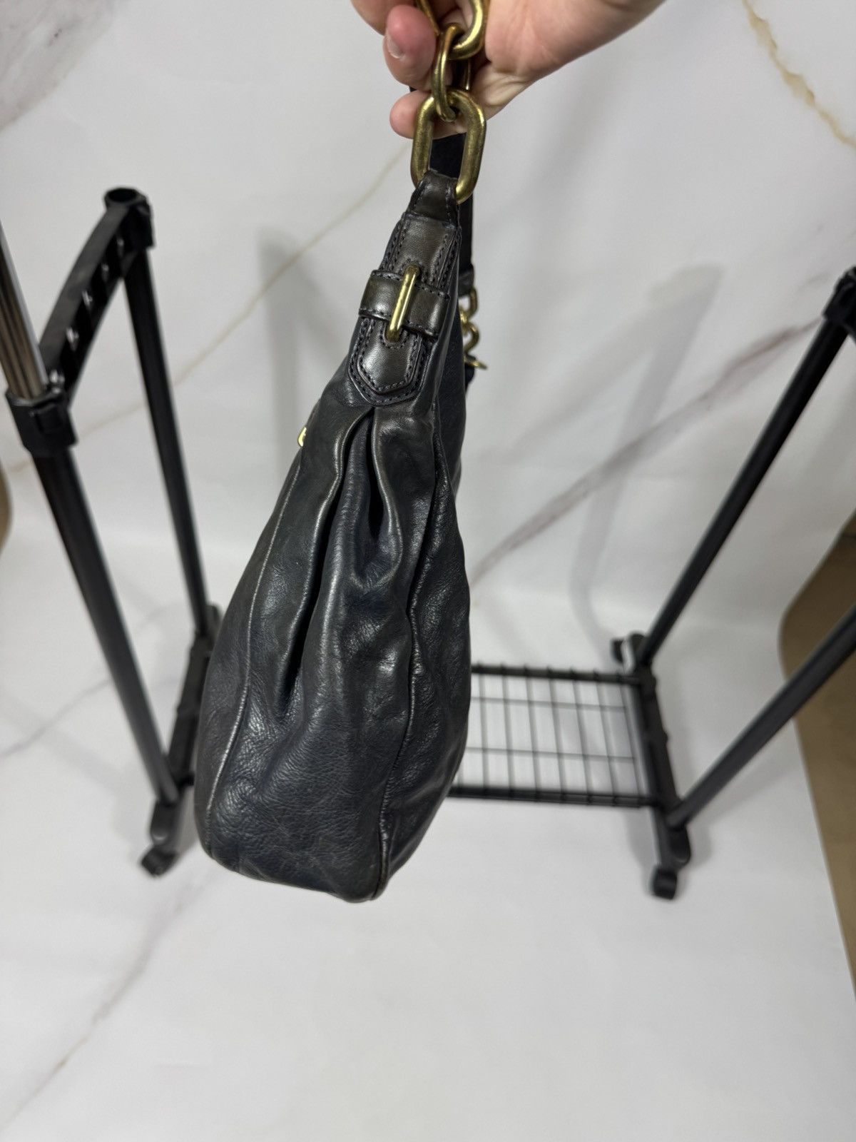 Coach Vintage Coach Leather Distressed Bag Size ONE SIZE - 5 Thumbnail