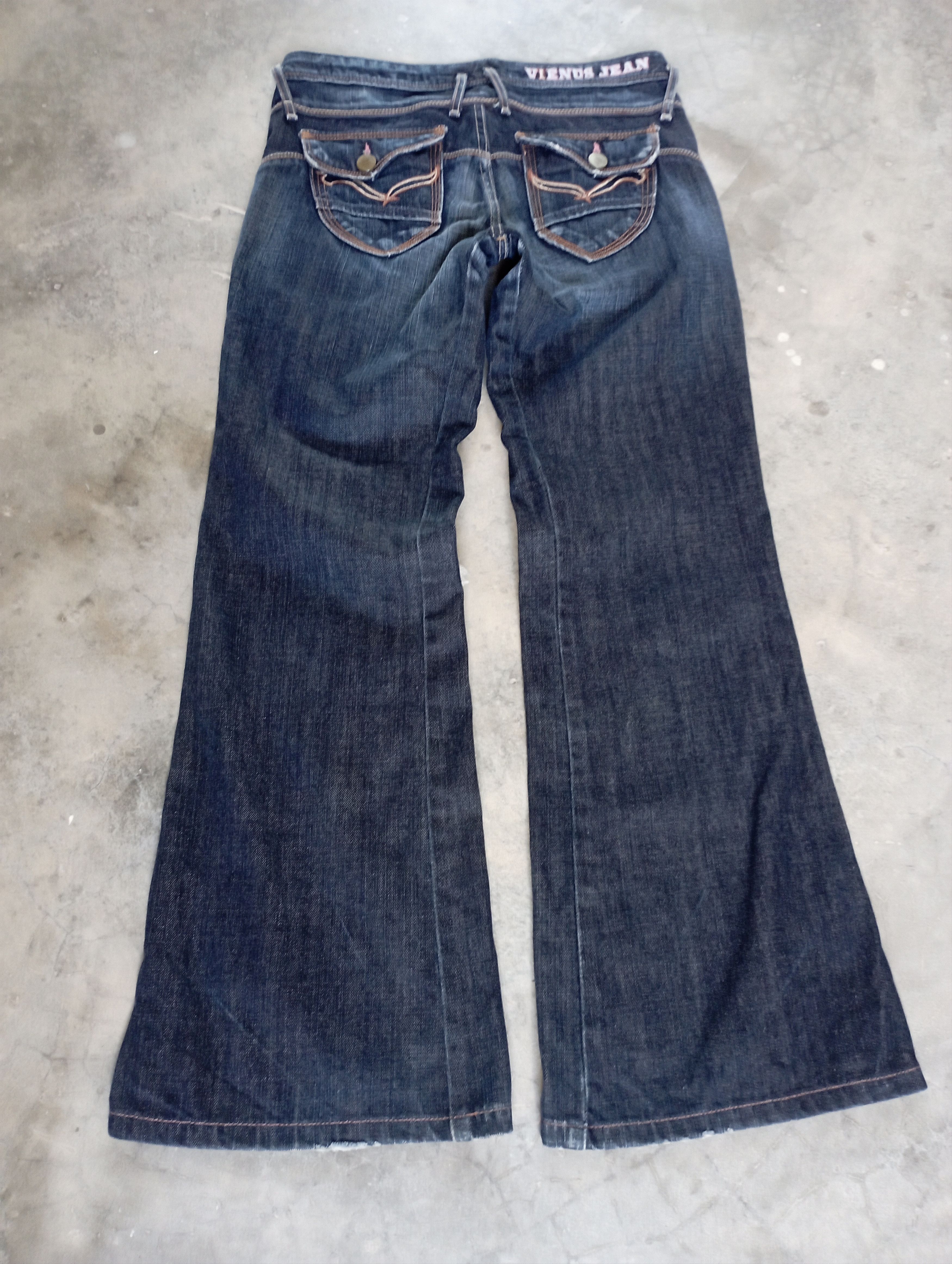 If Six Was Nine × JNCO × Jean Super Flare Jeans Low Rise Japan Edwin ...