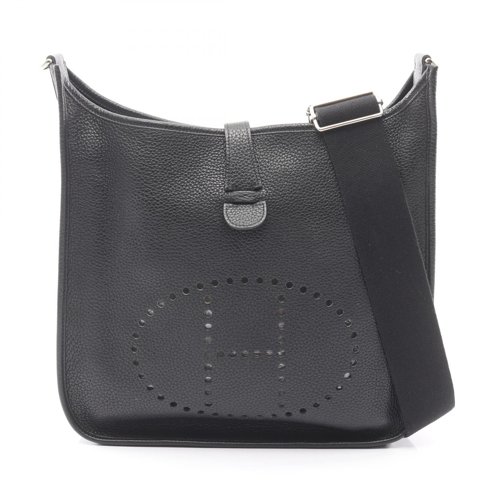 Hermes Hermes Hermes Evelyne3 GM Calfskin Shoulder Bag Leather Shoulder Bag Q DUTY FREE for USA Size ONE SIZE - 1 Thumbnail