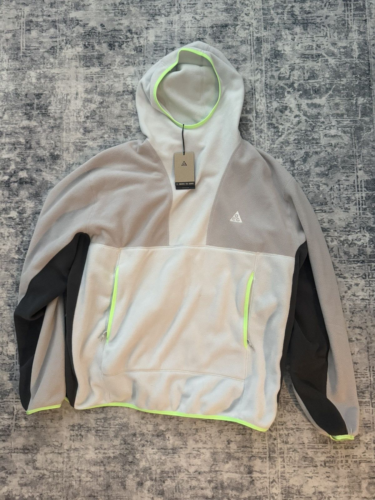 Nike ACG Nike ACG Wolf Tree Polartec Pullover Hoodie - Photon Dust Size US XXL / EU 58 / 5 - 1 Thumbnail