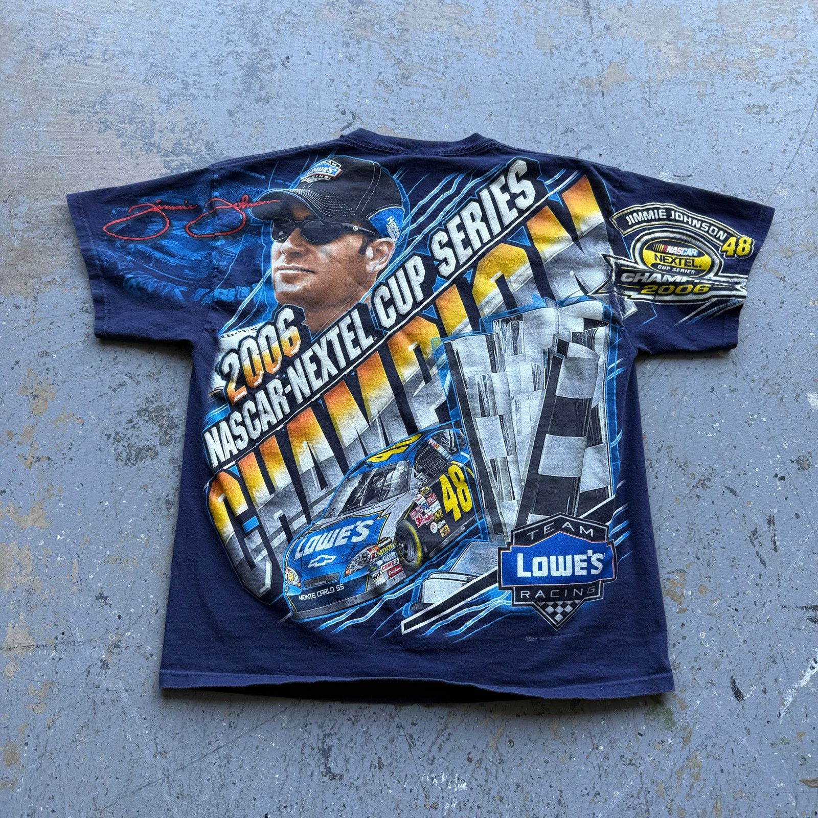 Chase Authentics Y2K 2006 NASCAR Jimmie Johnson AOP Tee L Size US L / EU 52-54 / 3 - 2 Thumbnail