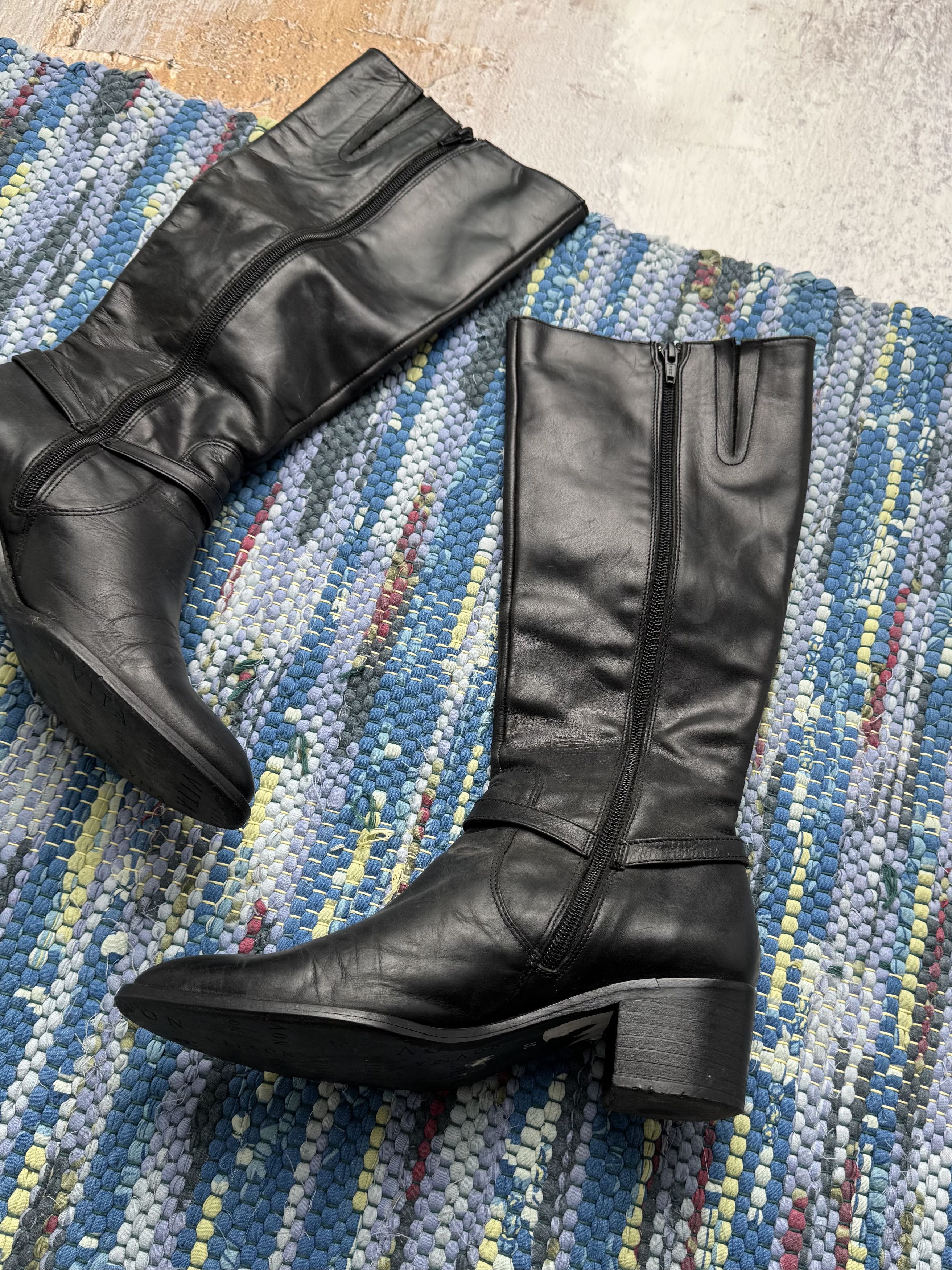 Vintage Vintage Leather Boots With Bondages A8D15(V8) Size US 7 / IT 37 - 6 Thumbnail