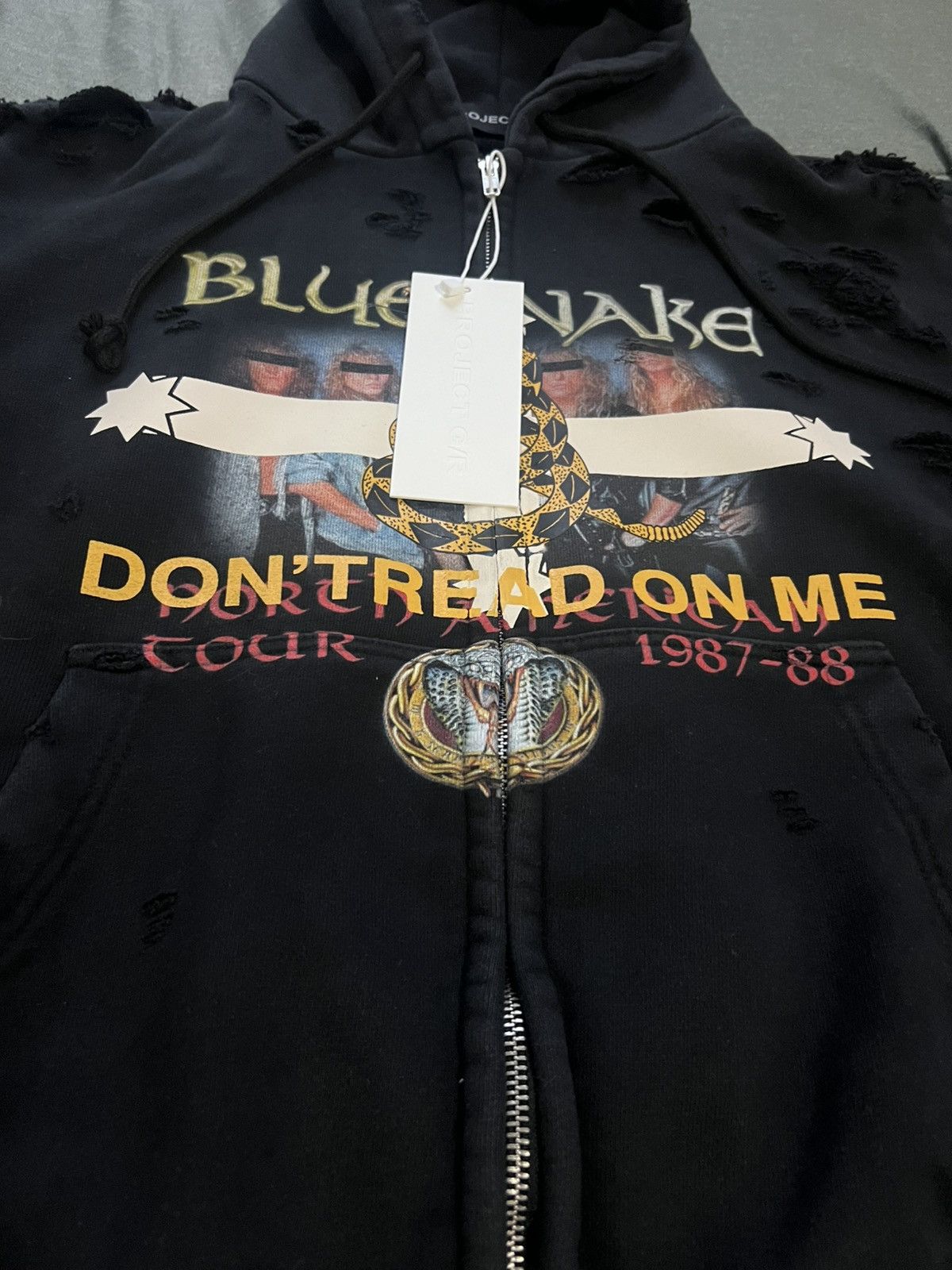 PROJECT G/R Project GR Bluesnake Washed Zip Hoodie Size 1 Size US S / EU 44-46 / 1 - 3 Thumbnail