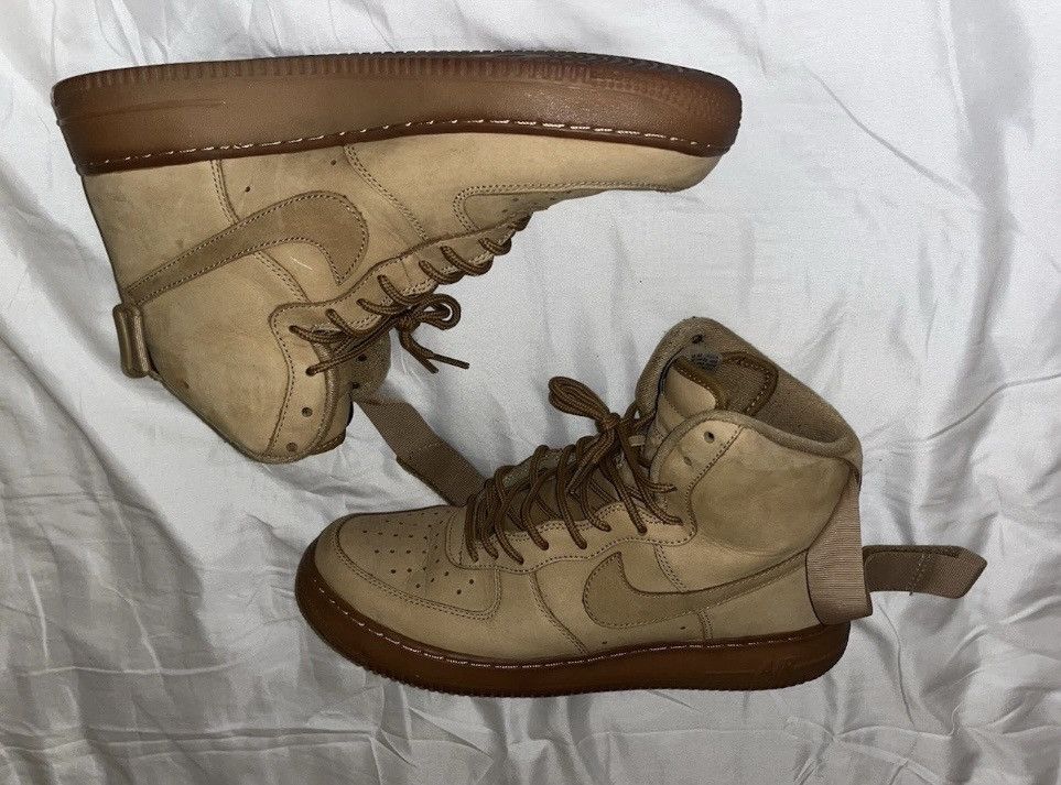 Nike Nike Air Force 1 High Flax - Size 10.5 Mens Used Size US 10.5 / EU 43-44 - 2 Thumbnail