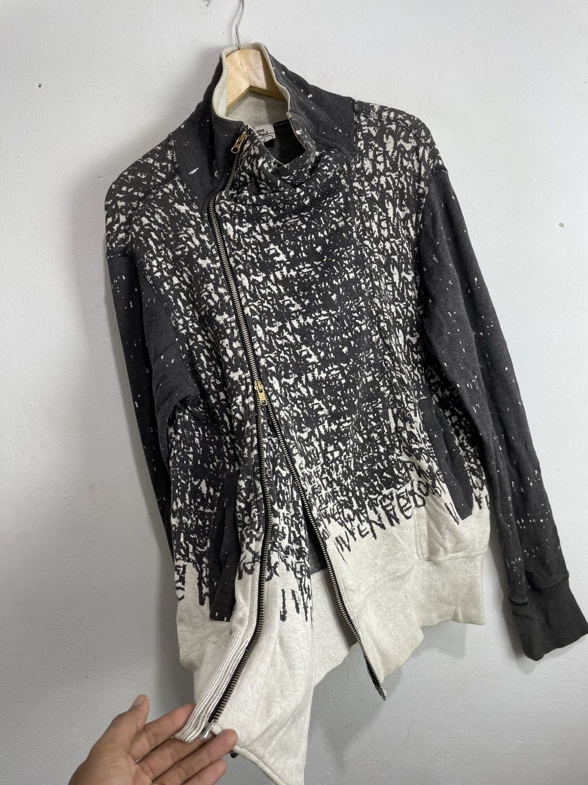 Vivienne Westwood Vivienne Westwood Man Asymmetrical Zip bikers Jacket Size US S / EU 44-46 / 1 - 10 Thumbnail