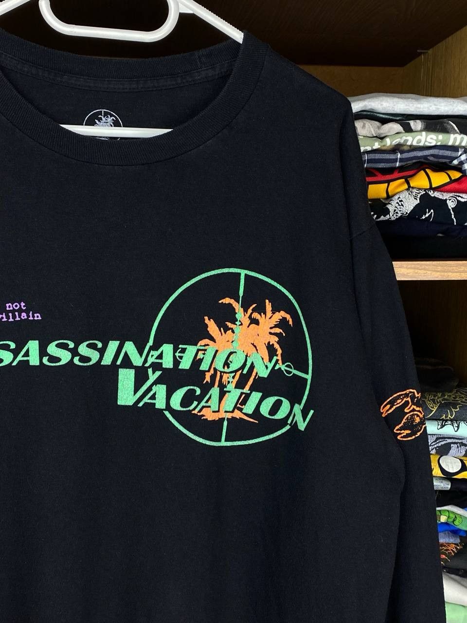 Band Tees Drake 2019 Assassination Vacation Tour Longsleeve Tee Size US L / EU 52-54 / 3 - 4 Thumbnail