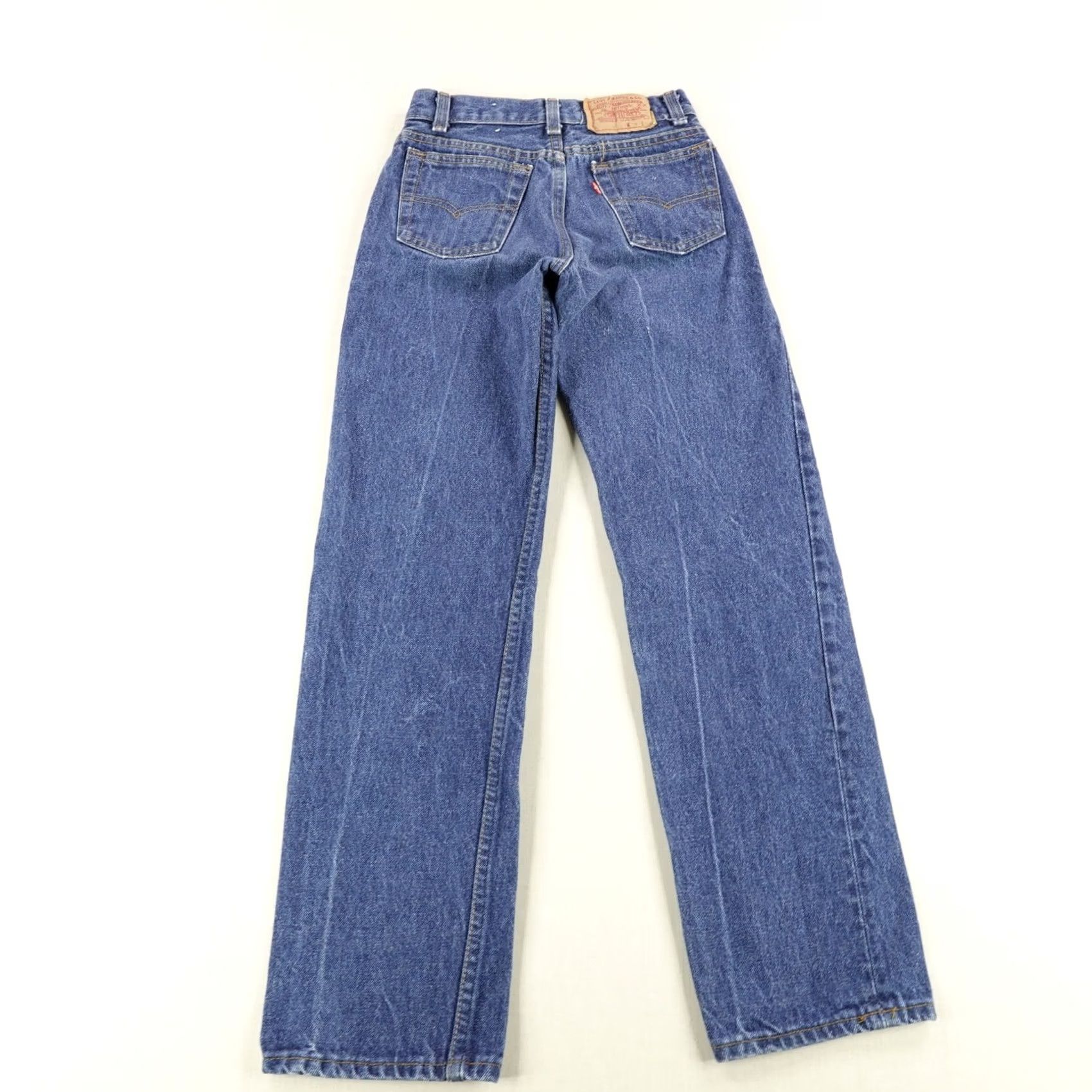 Levi's VINTAGE Levi's 301 Jeans Womens 25x30 Blue Denim Button Fly Straight Leg USA 80s Size 42" / US 20 - 4 Thumbnail
