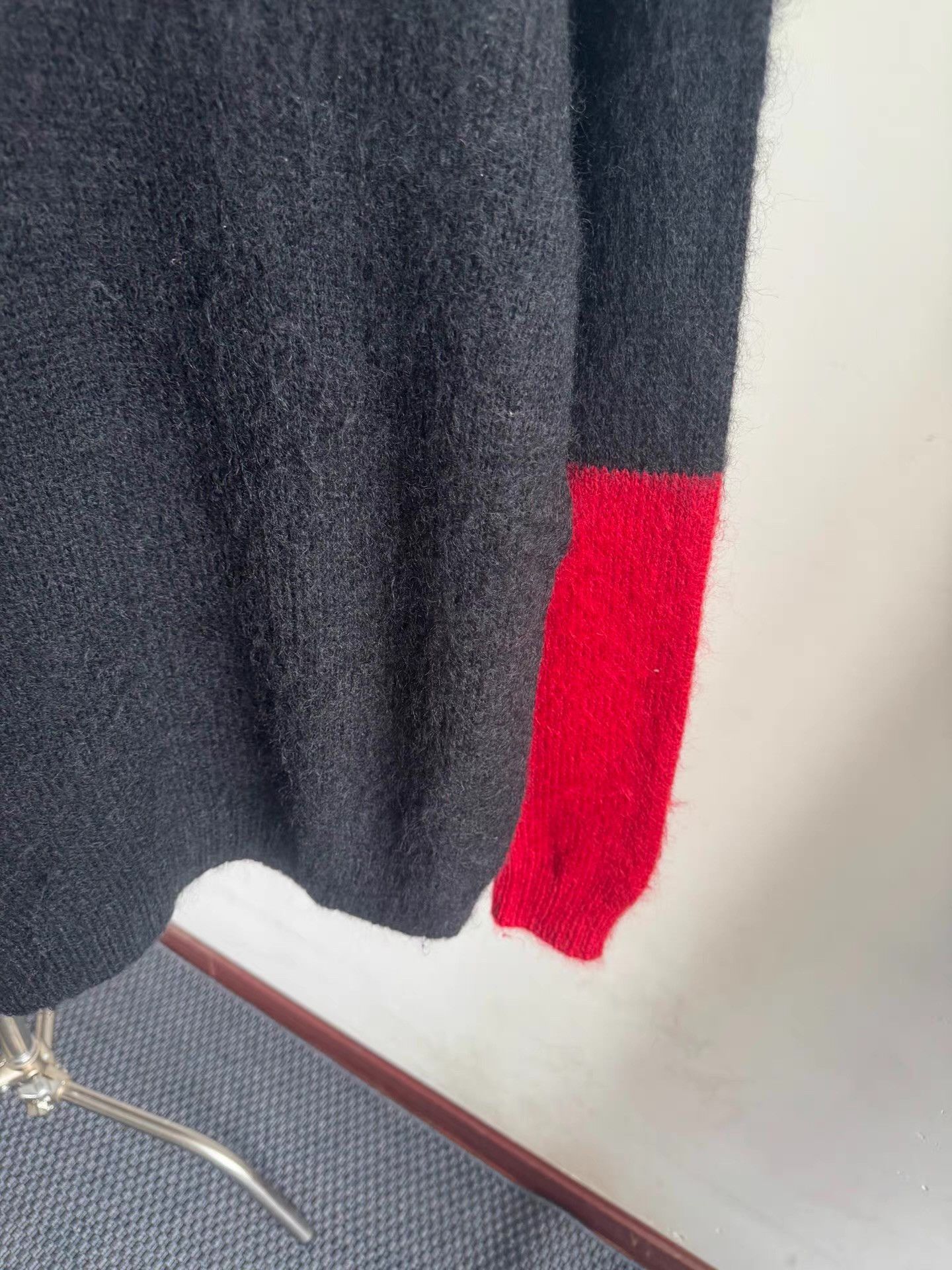 John Undercover John Undercover Patchwork Mohair Sweater Q17 Size US L / EU 52-54 / 3 - 5 Thumbnail