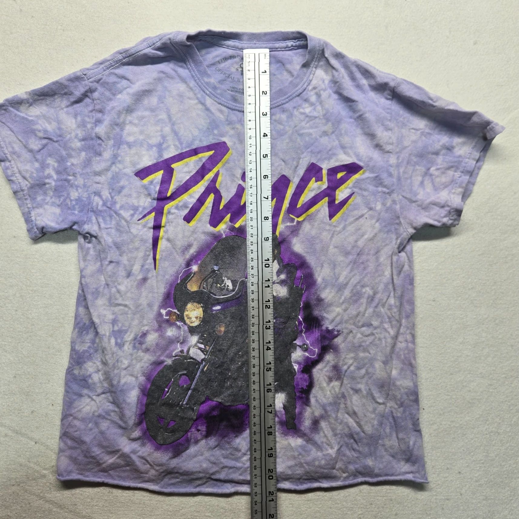 Prince VINTAGE Prince Shirt Women S Cropped Purple 90s Motorcycle Music Rock Adult Small Size Shirt Mens Womens Girls Not applicable Size S / US 4 / IT 40 - 5 Thumbnail