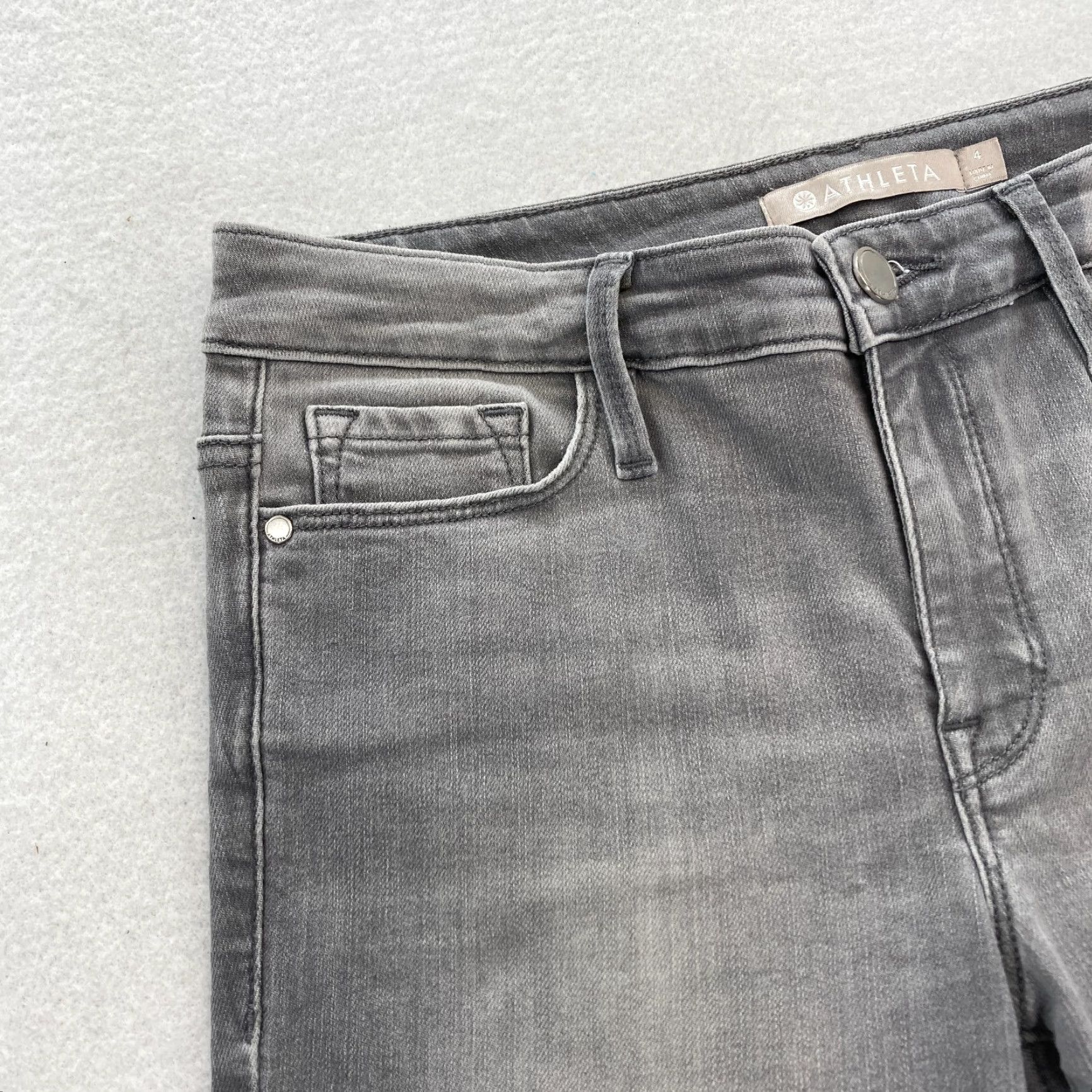 Athleta Athleta Sculptek Jeans Women’s 4 Skinny Ankle Gray Stretch Denim Low Rise Pants Size 28" / US 6 / IT 42 - 3 Thumbnail