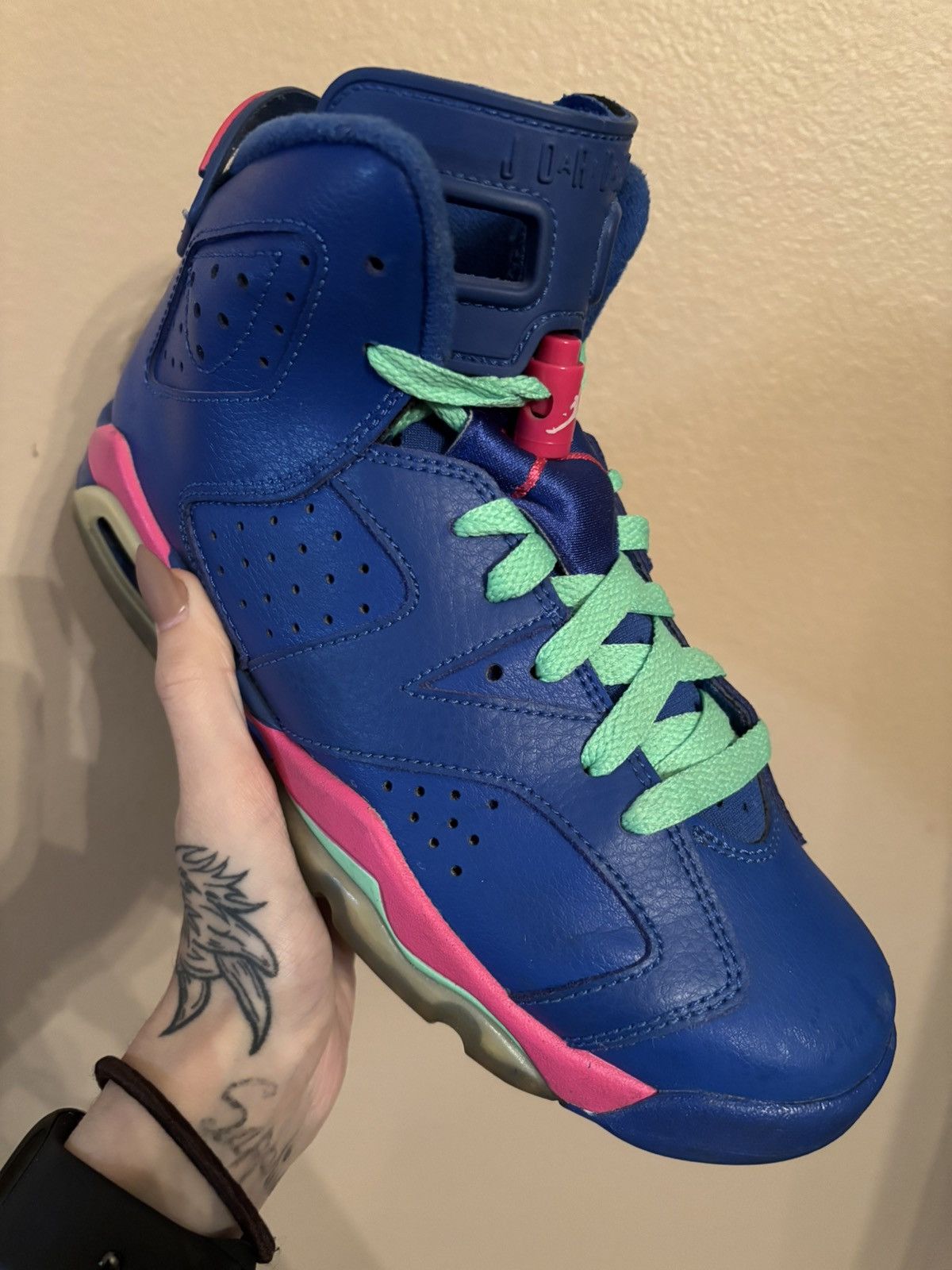 Jordan Brand Air Jordan 6 Retro GS 'Game Royal' Size US 7 / IT 37 - 2 Thumbnail
