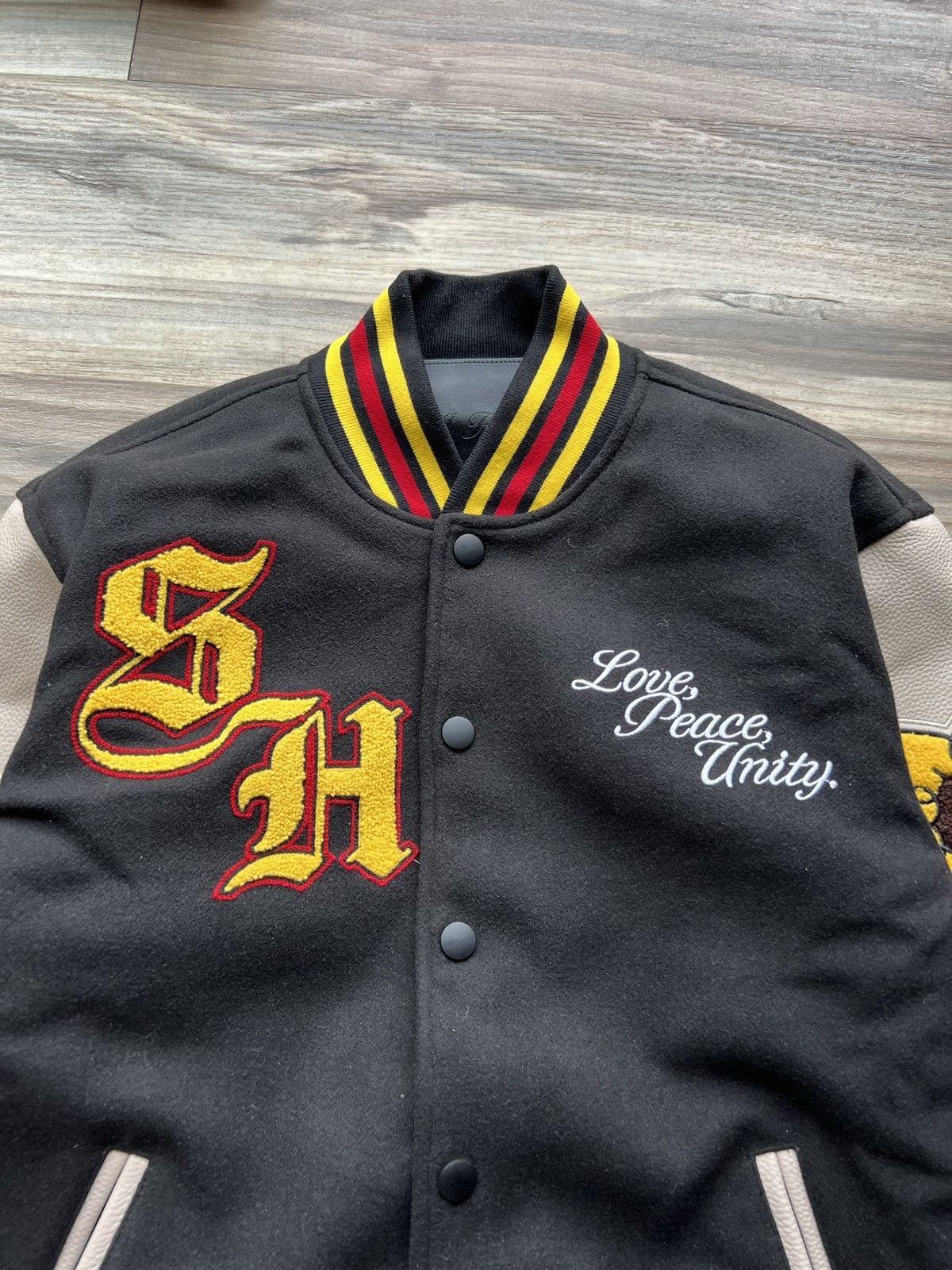Other Soft Hearts 2022 Varsity Jacket Sunflower Rare Size US M / EU 48-50 / 2 - 2 Thumbnail