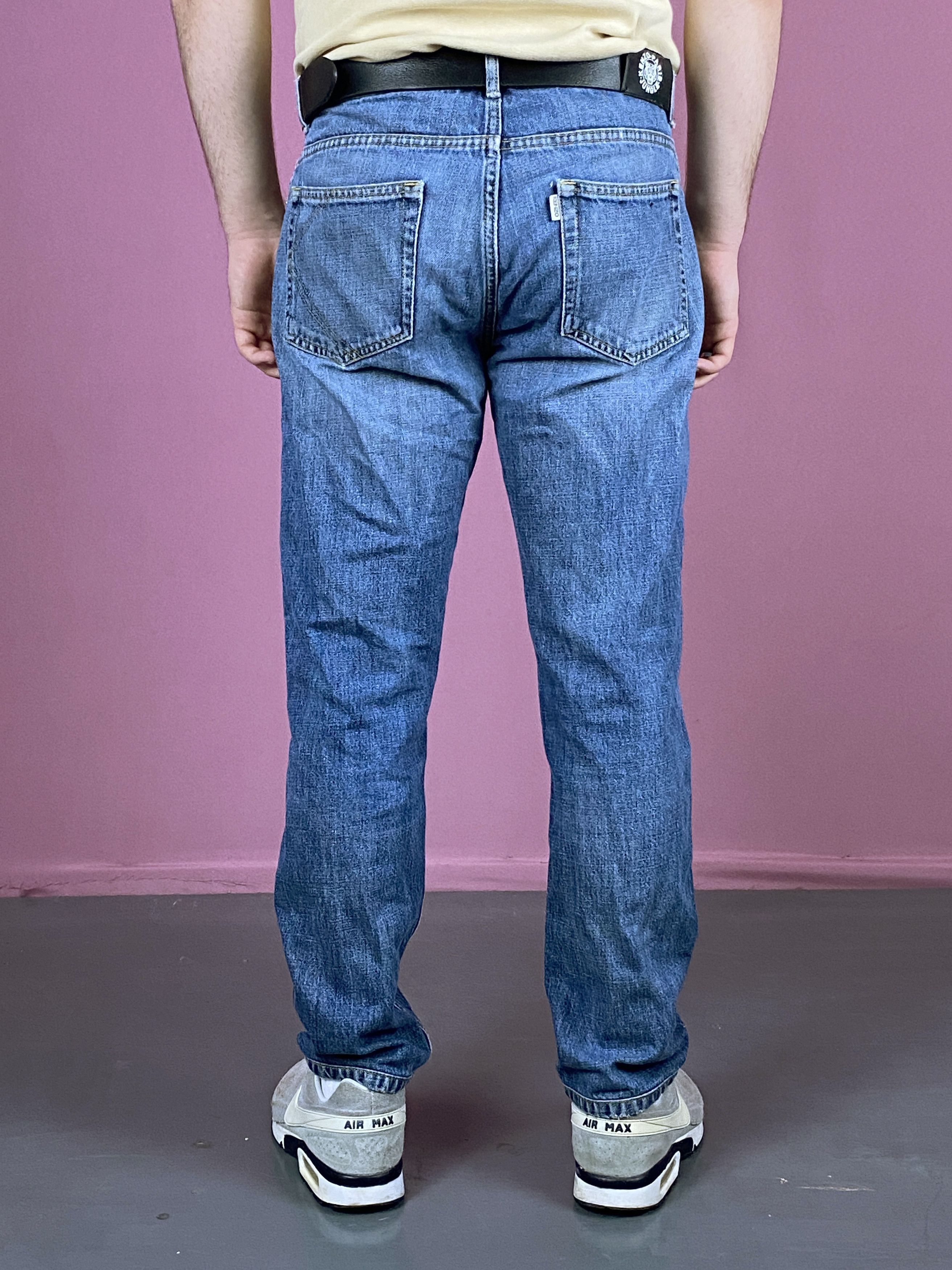 Kenzo × Vintage Kenzo Jungle Vintage Men's Knee Distress Slim Jeans - 34 Size US 34 / EU 50 - 3 Thumbnail