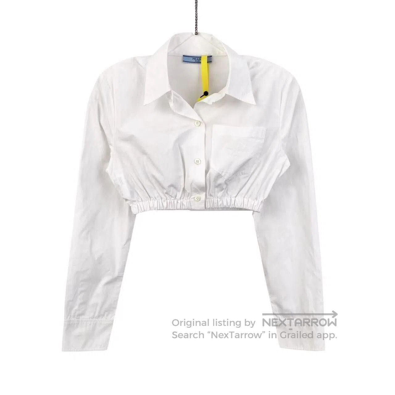 Prada Prada Short long-sleeved shirt| Size XXS / US 00 / IT 34 - 1 Thumbnail