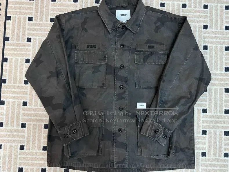 Wtaps Wtaps Dark Camo Washed Four-pocket Shirt Size US M / EU 48-50 / 2 - 1 Thumbnail