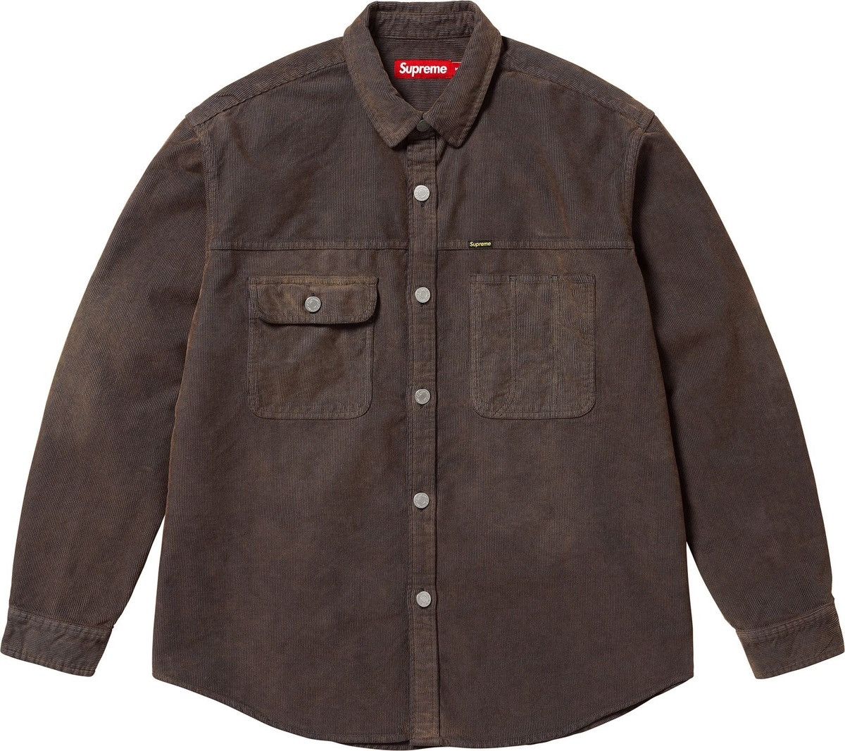 Supreme Supreme “Washed Corduroy Shirt” - Brown / Large Size US L / EU 52-54 / 3 - 6 Thumbnail
