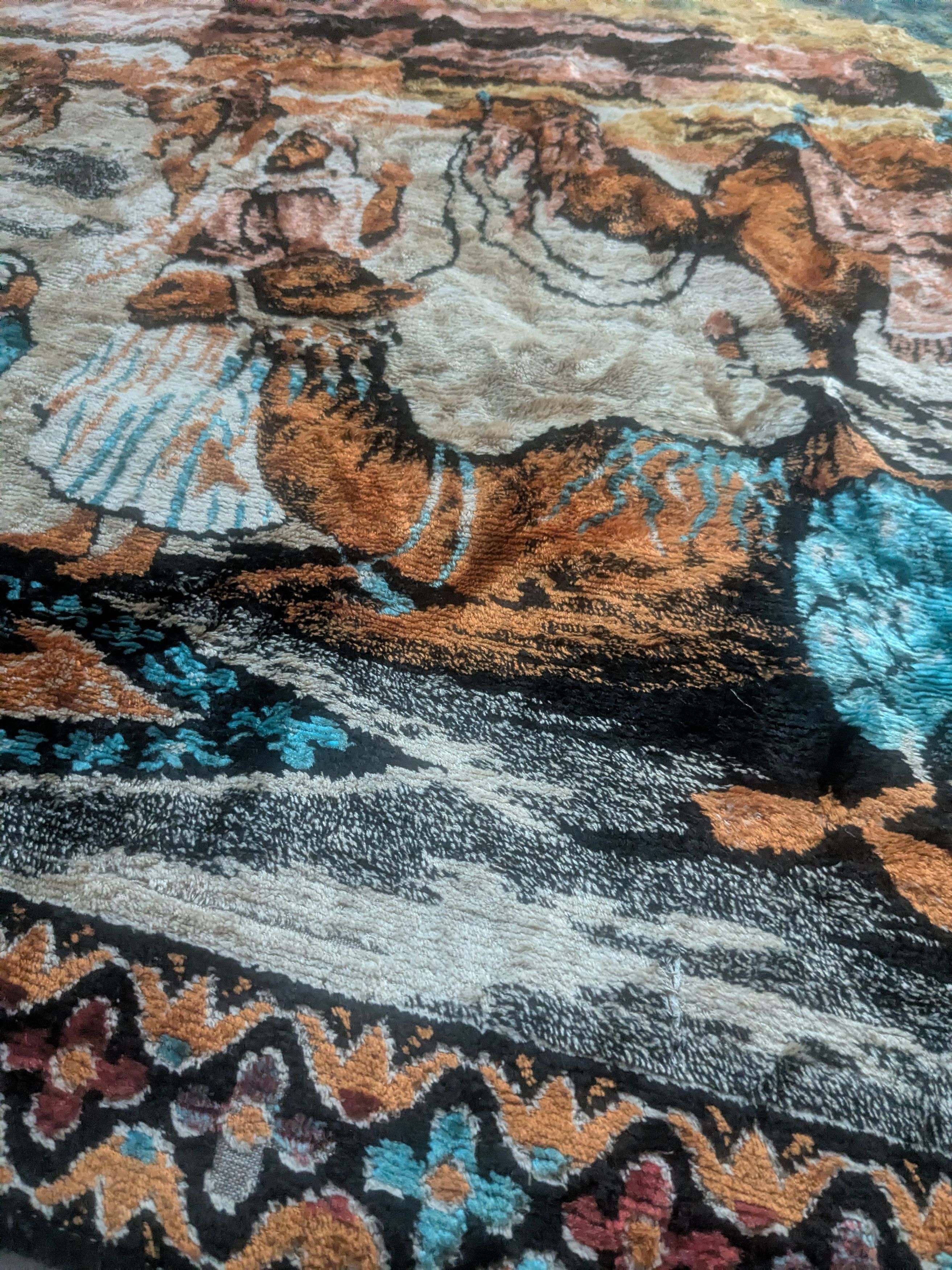 Vintage vintage wall carpet decor pyramid Egypt sphinx 70'$ Size ONE SIZE - 8 Thumbnail