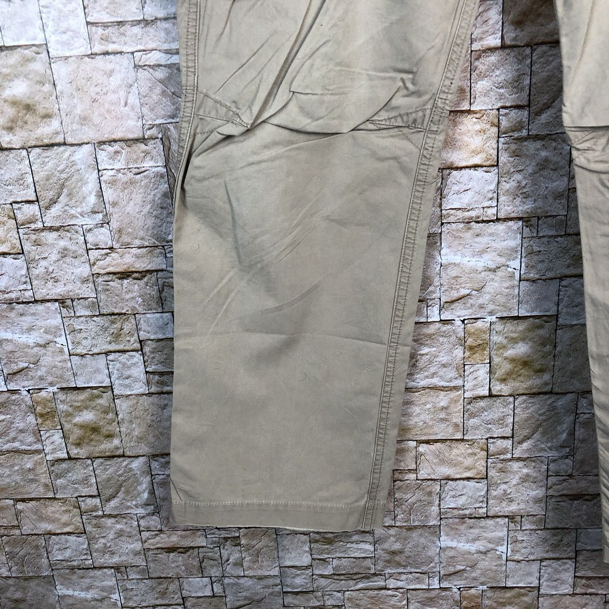 Japanese Brand Top Valu Brown Cargo Multipocket Pants #A719 Size US 32 / EU 48 - 11 Thumbnail