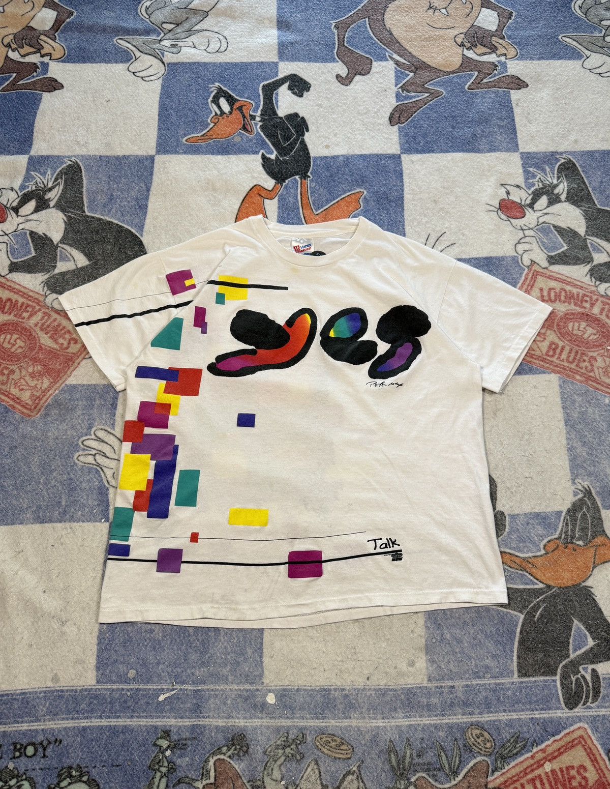 Vintage Vintage Peter max yes tee Size US XL / EU 56 / 4 - 1 Thumbnail