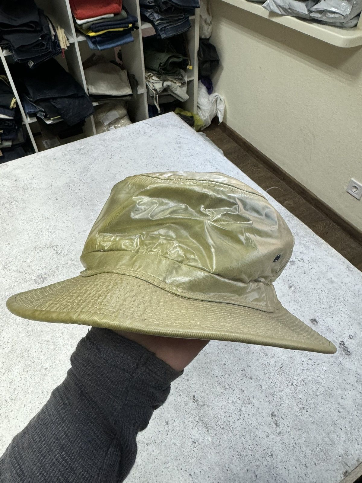 Japanese Brand Vintage 90s Japanese Waterproof Kapital Style Panama Hat Size ONE SIZE - 5 Thumbnail