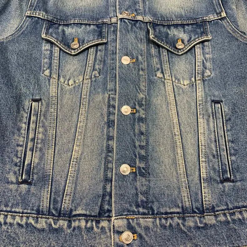 Balenciaga Balenciaga Coke Embroidery Denim Jacket. Size US S / EU 44-46 / 1 - 5 Thumbnail
