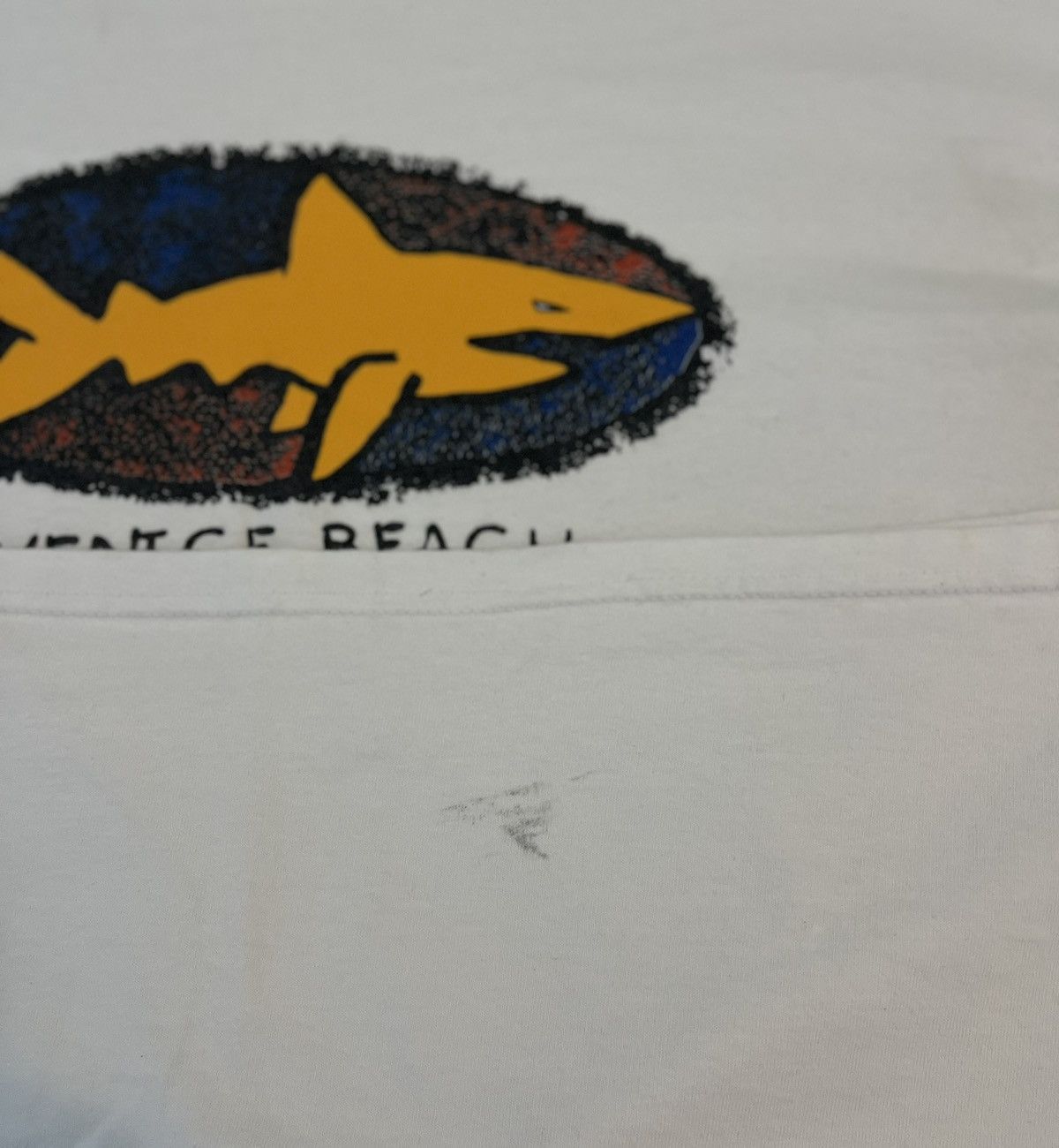 Hanes Vintage Venice Beach California Shark Graphic Shirt Tee XL Size US XL / EU 56 / 4 - 7 Thumbnail