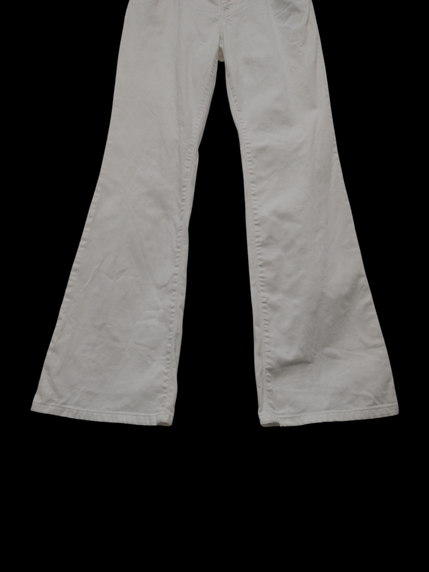 Japanese Brand Simply Nice cool flared jeans.. Chicos platinum denim Size 30" / US 8 / IT 44 - 4 Thumbnail
