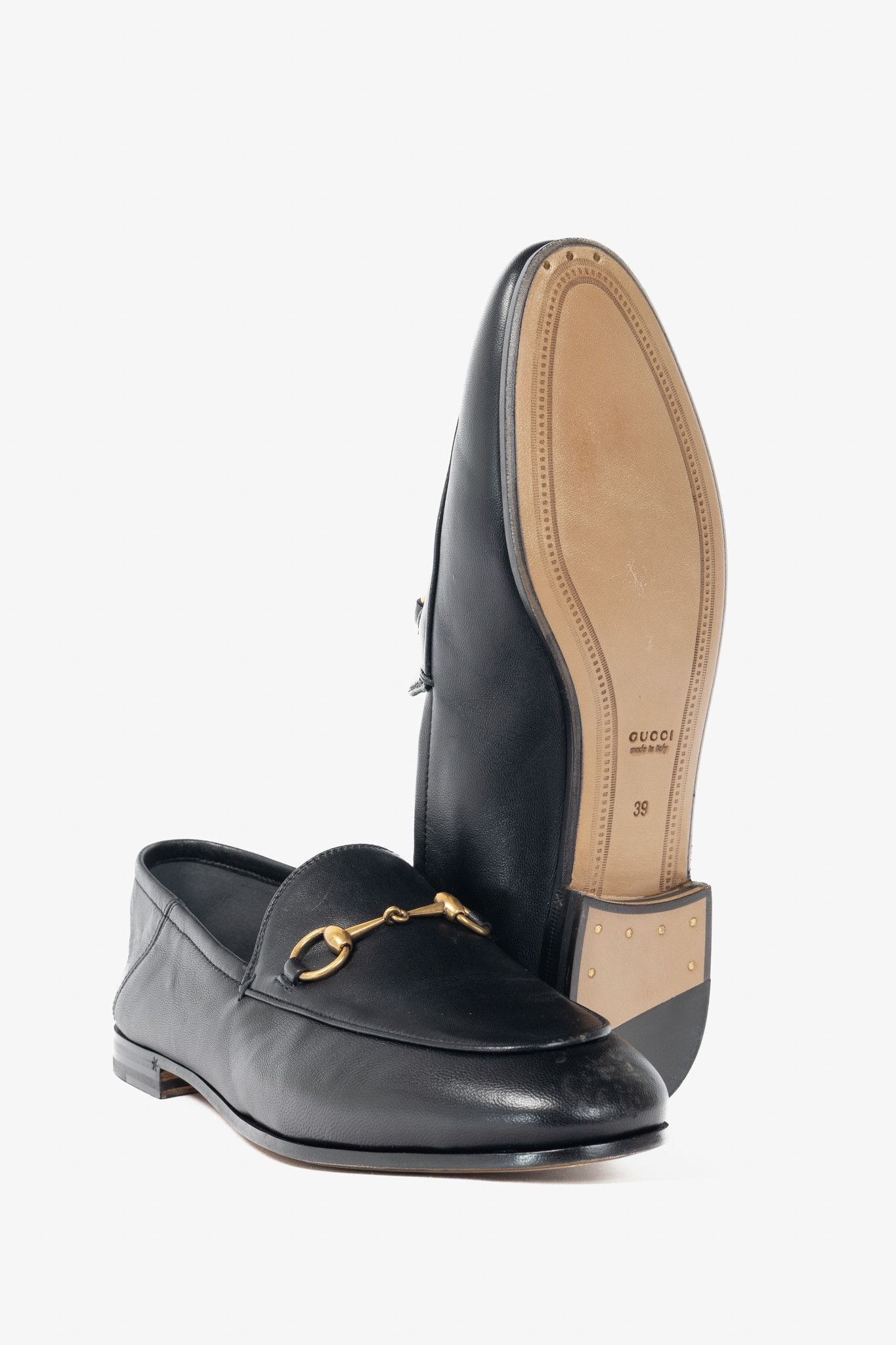 Gucci Gucci Nero Agnello Plonge Horsebit Loafers Size US 8.5 / IT 38.5 - 4 Thumbnail