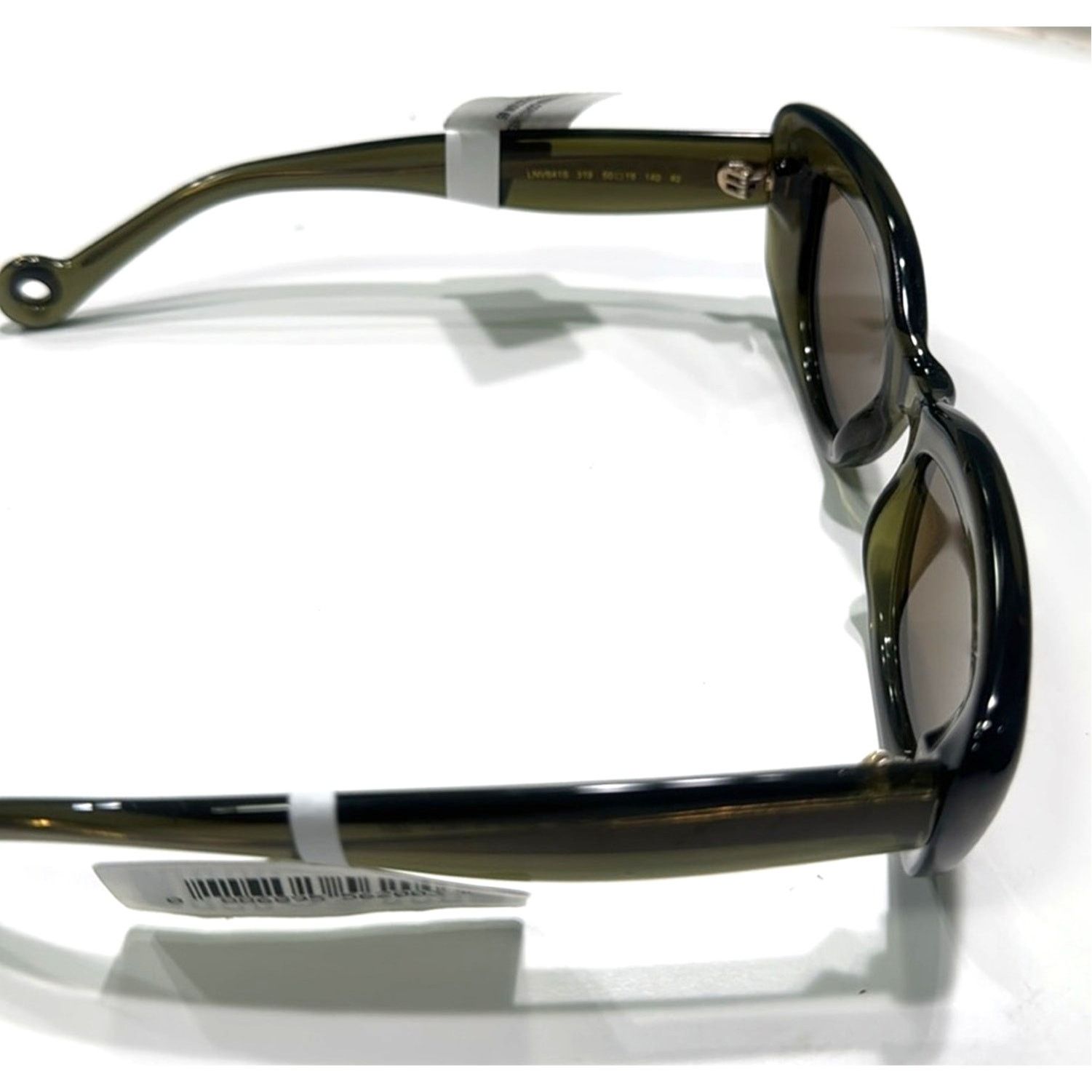 Lanvin Lanvin Daisy 50mm Rectangle Sunglasses Forest Green Size ONE SIZE - 6 Thumbnail