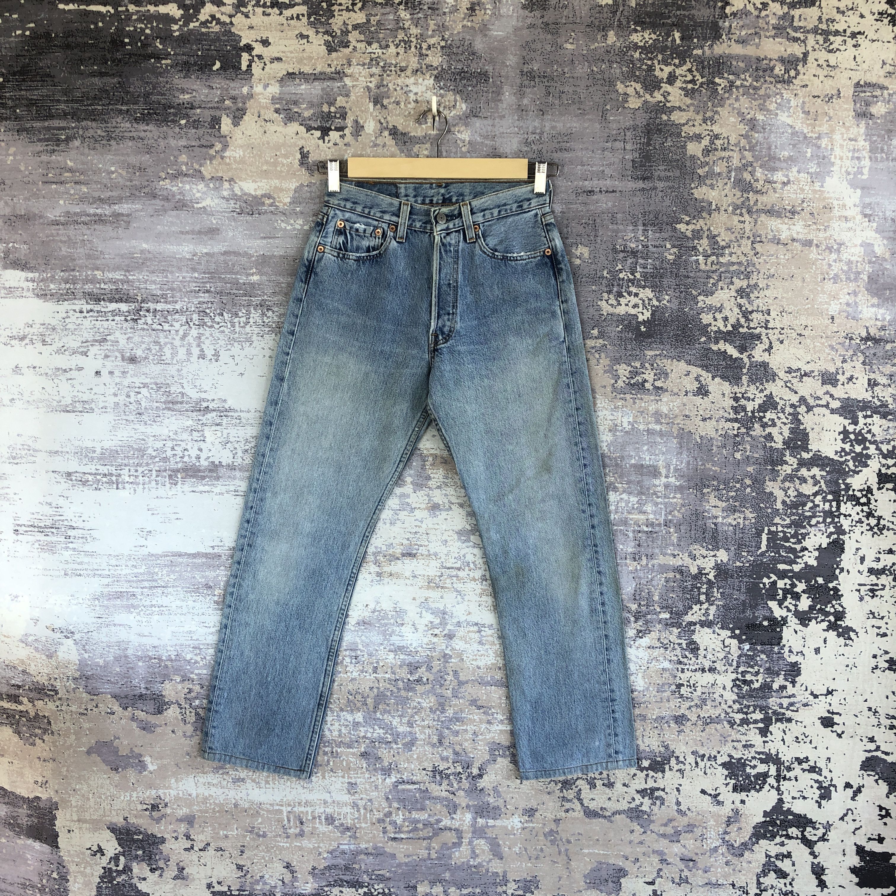 Levi's Vintage 90s Levis 501 Faded Jeans Levi's Light Wash Denim Size 26" / US 2 / IT 38 - 1 Thumbnail