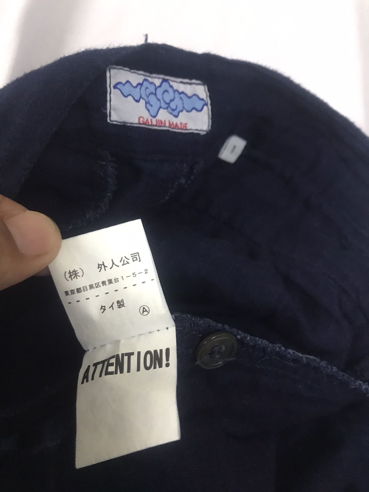 Indigo × Japanese Brand GAIJIN MADE - INDIGO DYED SOFT COTTON CARGO PANTS Size US 29 - 8 Thumbnail