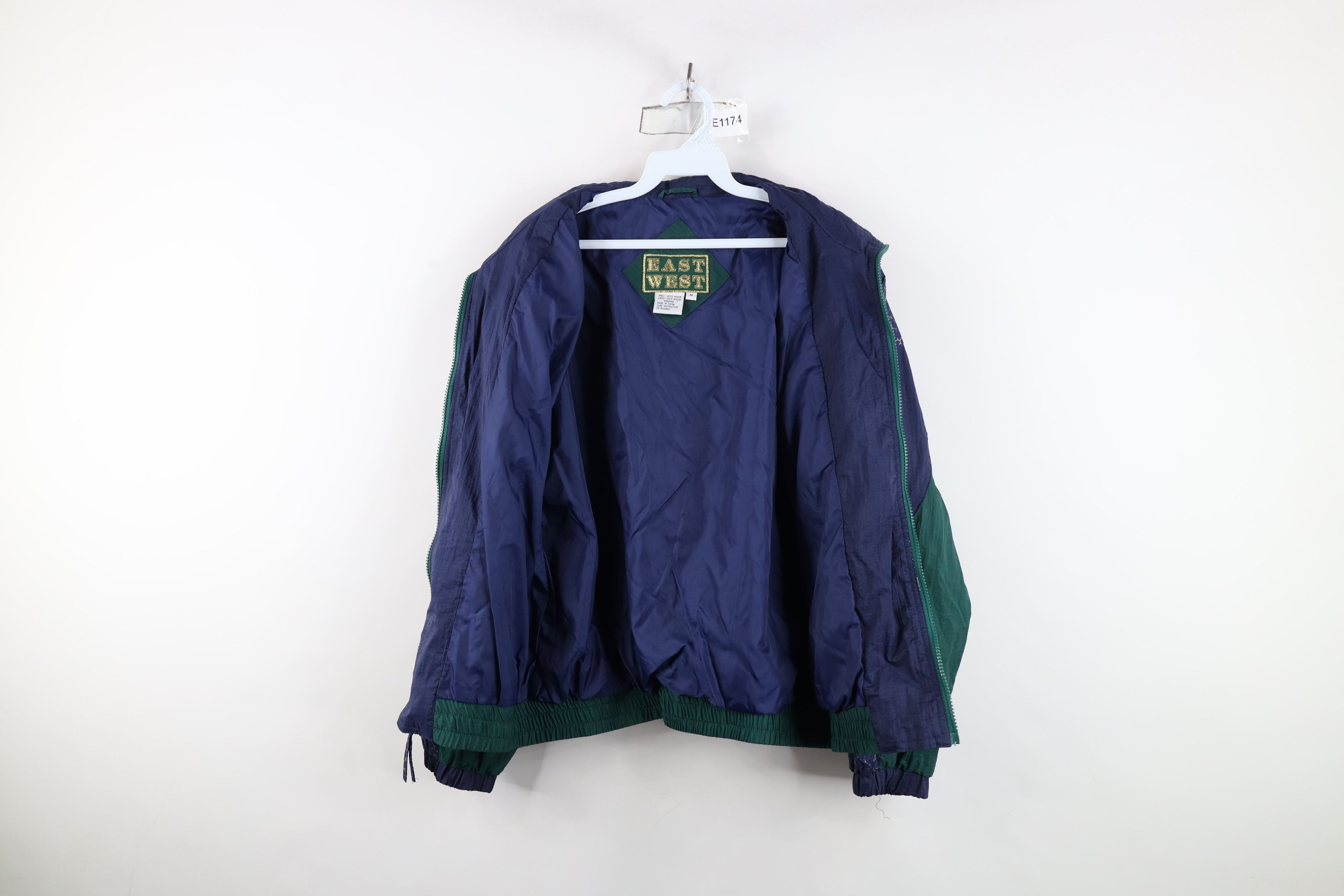 Vintage Vintage 90s Streetwear Block Metallic Windbreaker Jacket Size M / US 6-8 / IT 42-44 - 10 Thumbnail