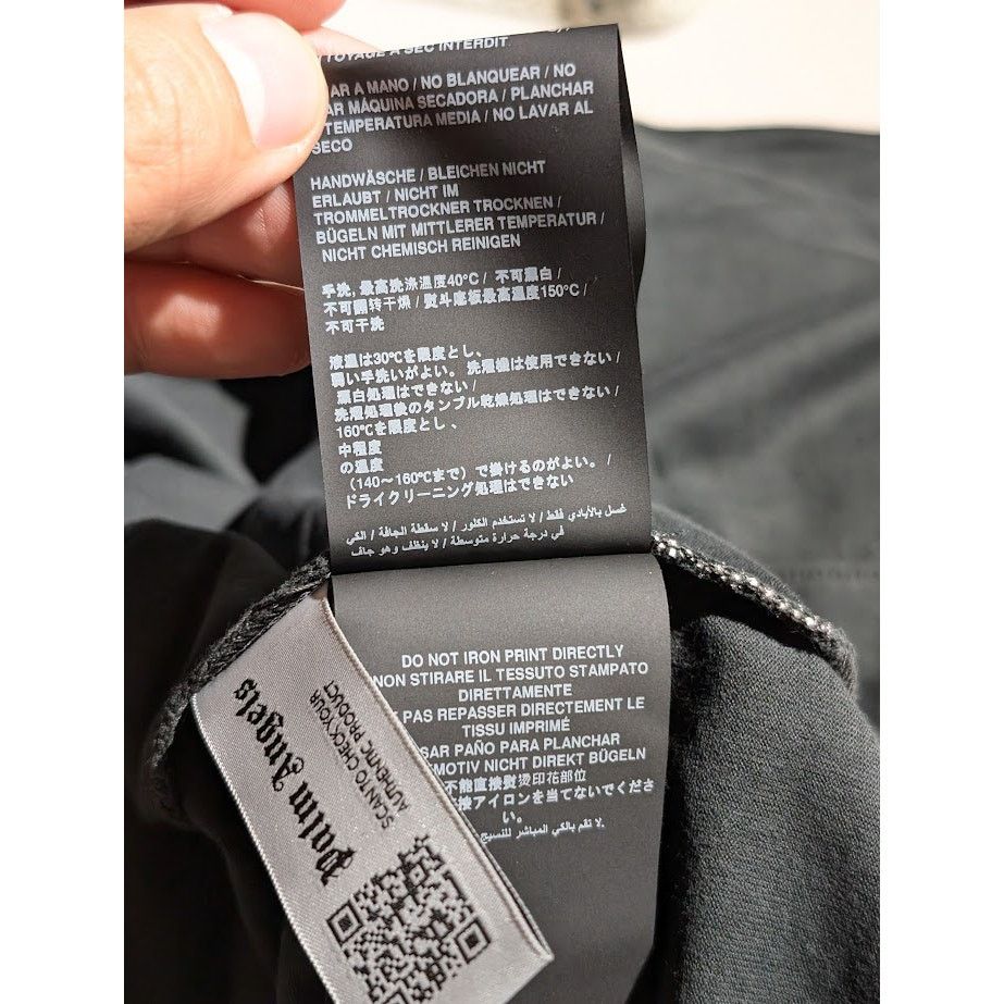 Palm Angels o1rshd1 Foggy PA Logo Over T-Shirt in Black / White Size US M / EU 48-50 / 2 - 19 Thumbnail