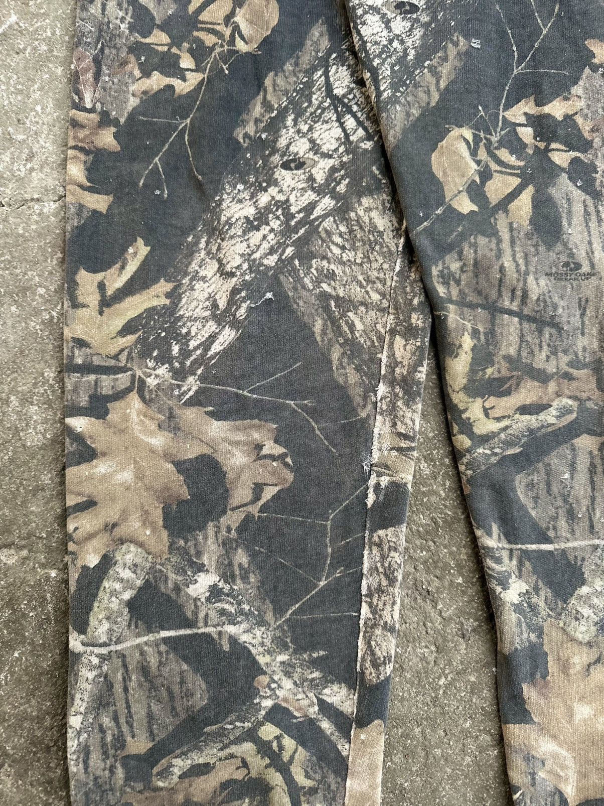 Carhartt × Wrangler (36-40x32) Crazy Vintage Distressed Faded Camo Baggy Pants Size US 36 / EU 52 - 7 Thumbnail
