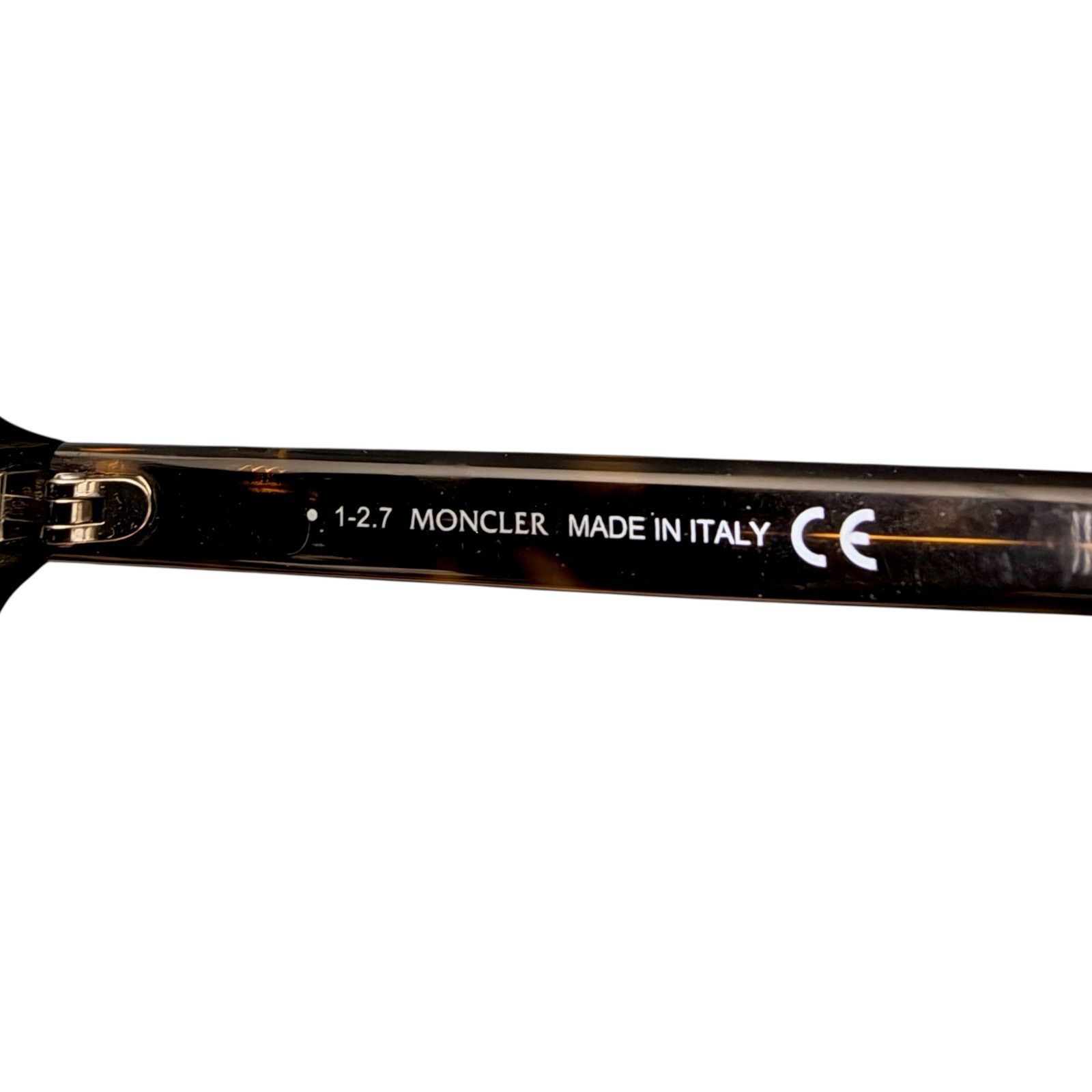 Moncler Moncler Tortoise Frame Unisex Sunglasses ML0043 52MM $395 Size ONE SIZE - 8 Thumbnail
