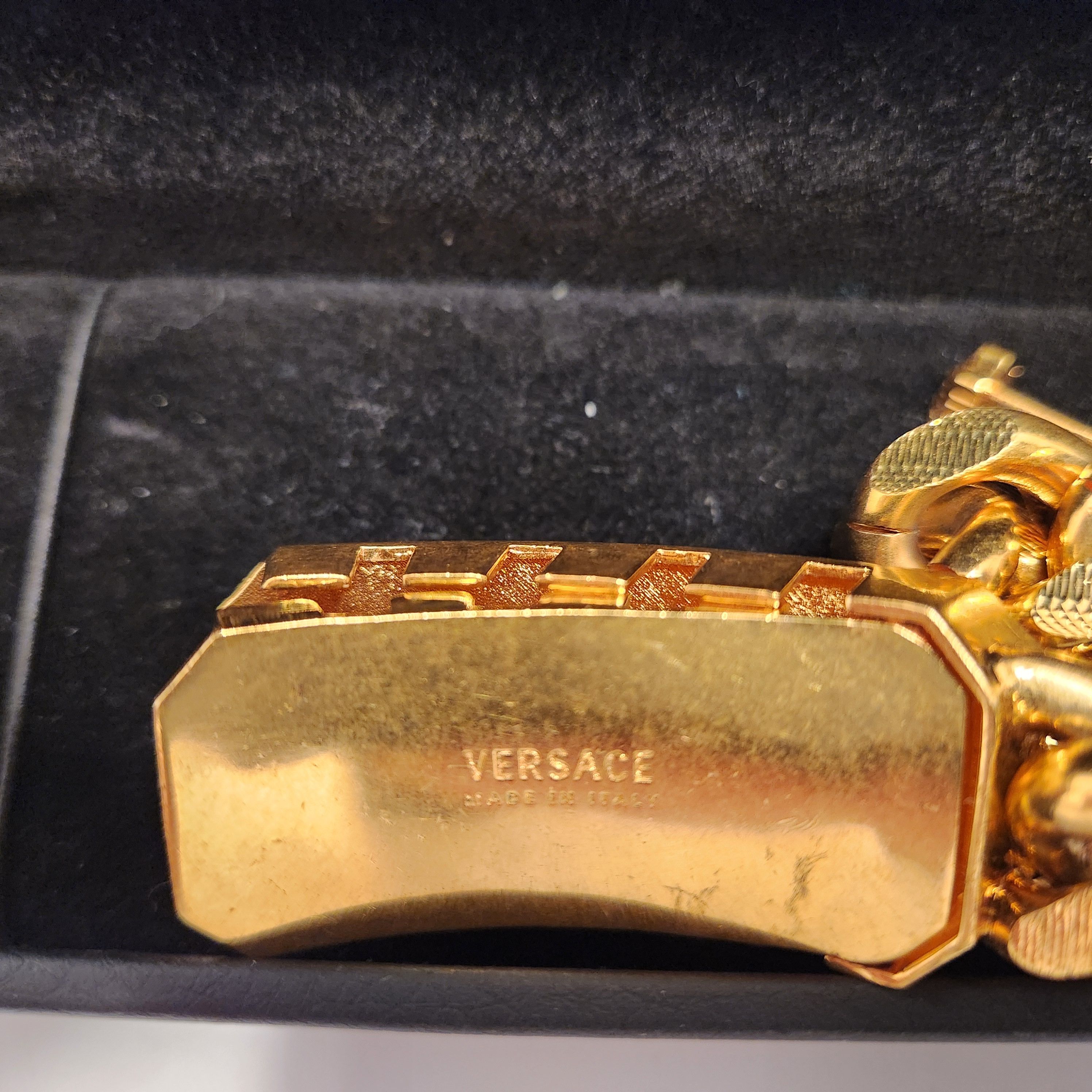 Versace Versace Gold Plated Medusa Chain Gold Medusa Bracelet Size ONE SIZE - 7 Thumbnail