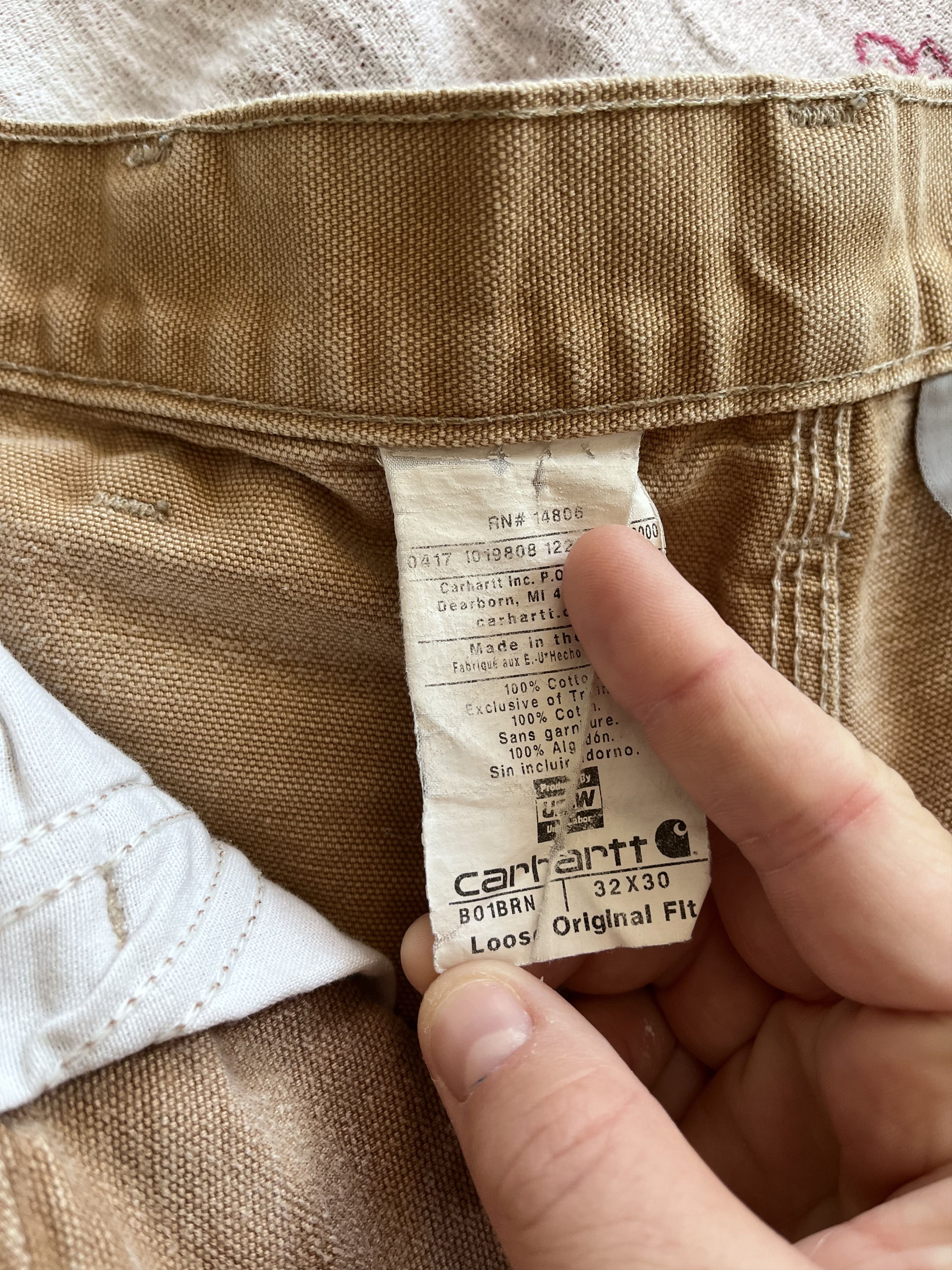 Carhartt × Vintage Thrashed Carhartt Double Knee Work Pants Size US 32 / EU 48 - 6 Thumbnail