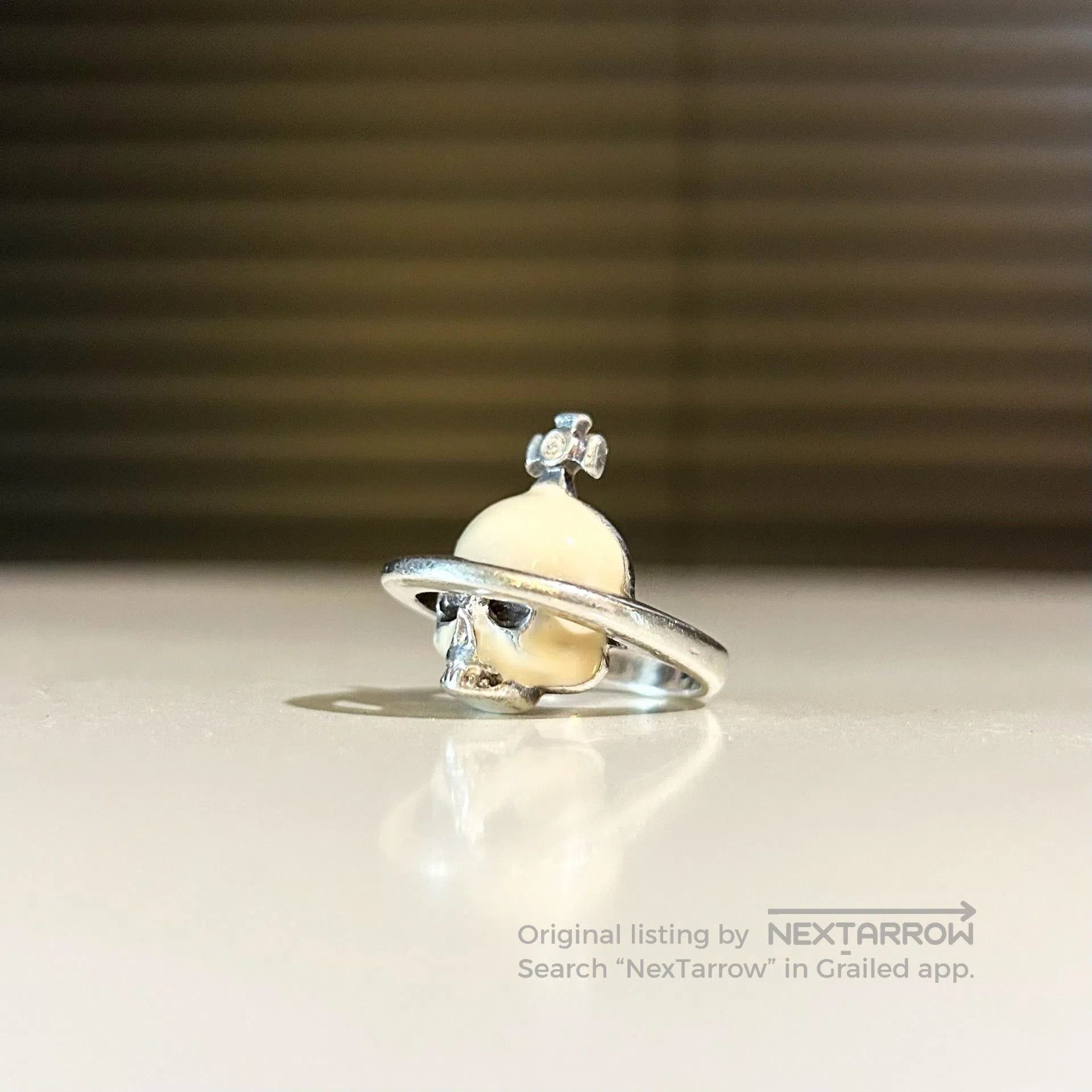 Vivienne Westwood Vivienne Westwood Vintage Saturn Skull Ring. Size ONE SIZE - 2 Thumbnail