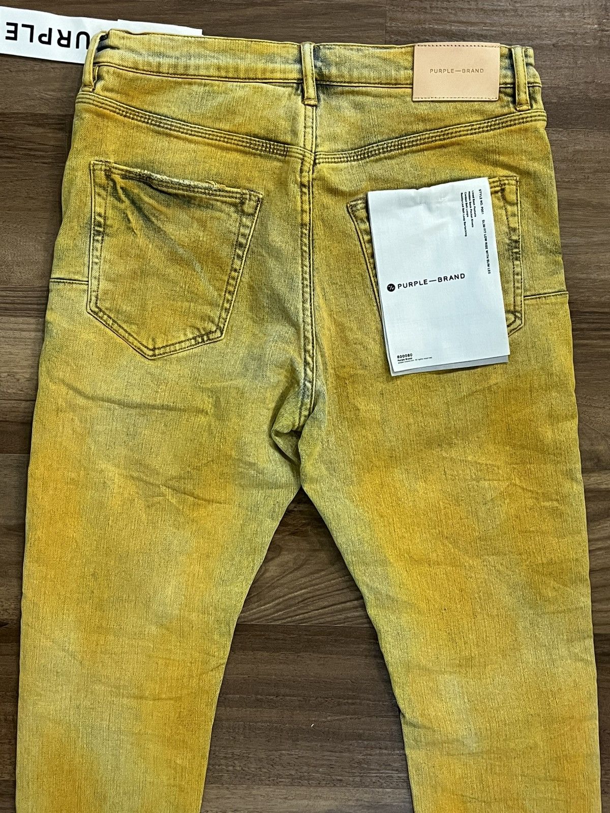 Purple Brand Purple Brand p001yoli122 yellow jeans size 31 NEW Size US 31 - 4 Thumbnail