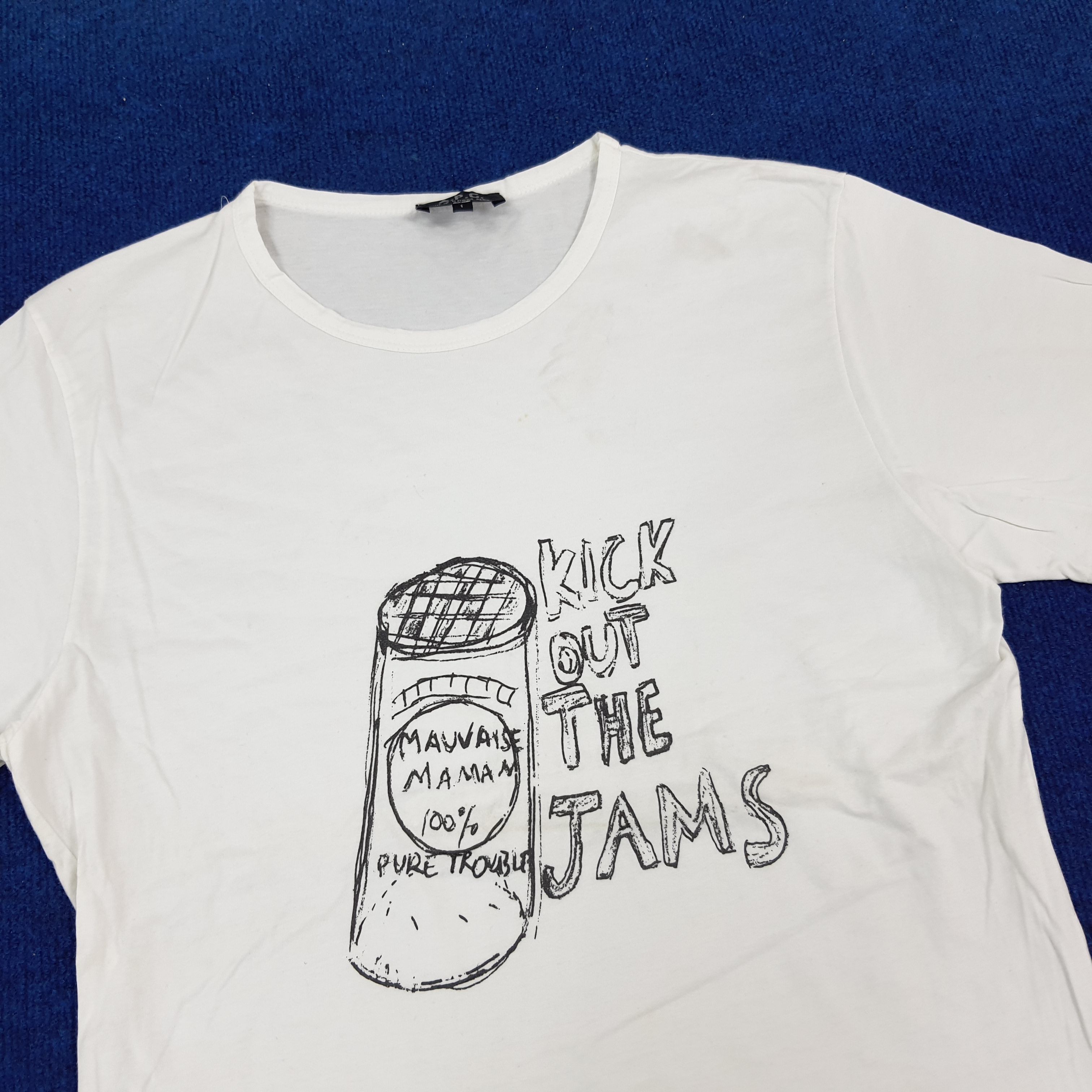 A.P.C. × Vintage Vintage A.P.C Kick Out The Jams Luxury Brand T-shirt Size US M / EU 48-50 / 2 - 2 Thumbnail