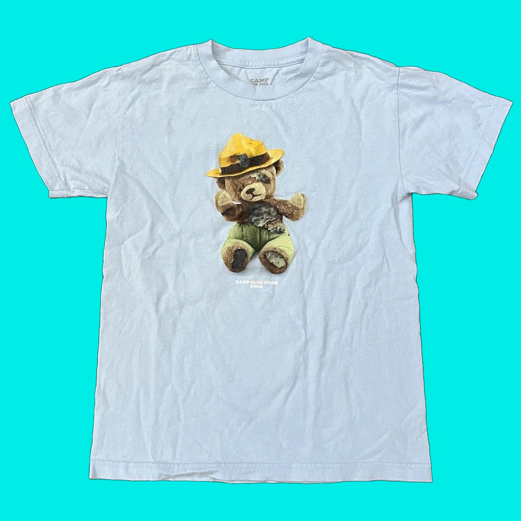 Golf Wang Golf Wang T-Shirt Adult Small Blue Camp Flog Gnaw 2019 Logo Graphic Print Crew Neck Short Sleeve Jersey Grunge Mens Size US S / EU 44-46 / 1 - 1 Thumbnail