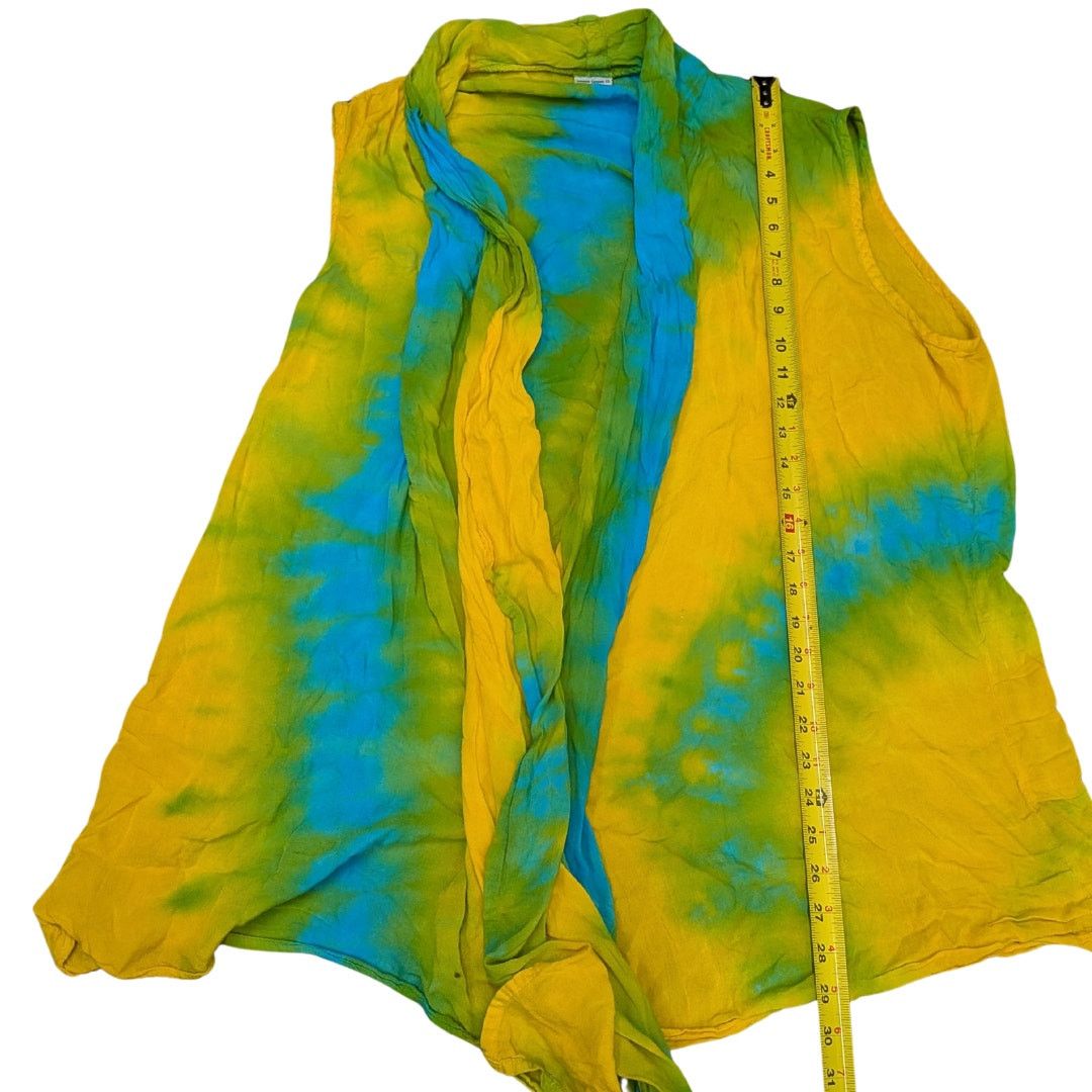 Vintage Vintage Dharma Trading Co. Tie-Dyed Flowy Boho Vest | 2XL Size XXL / US 16-18 / IT 52-54 - 5 Thumbnail