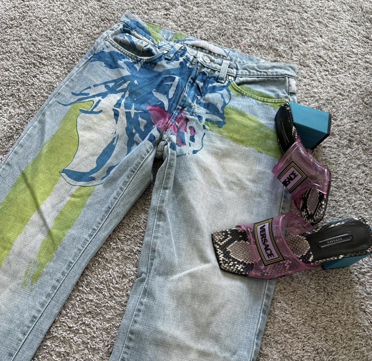 Versace Jeans Couture Versace Vintage Jeans Size 27" / US 4 / IT 40 - 2 Thumbnail