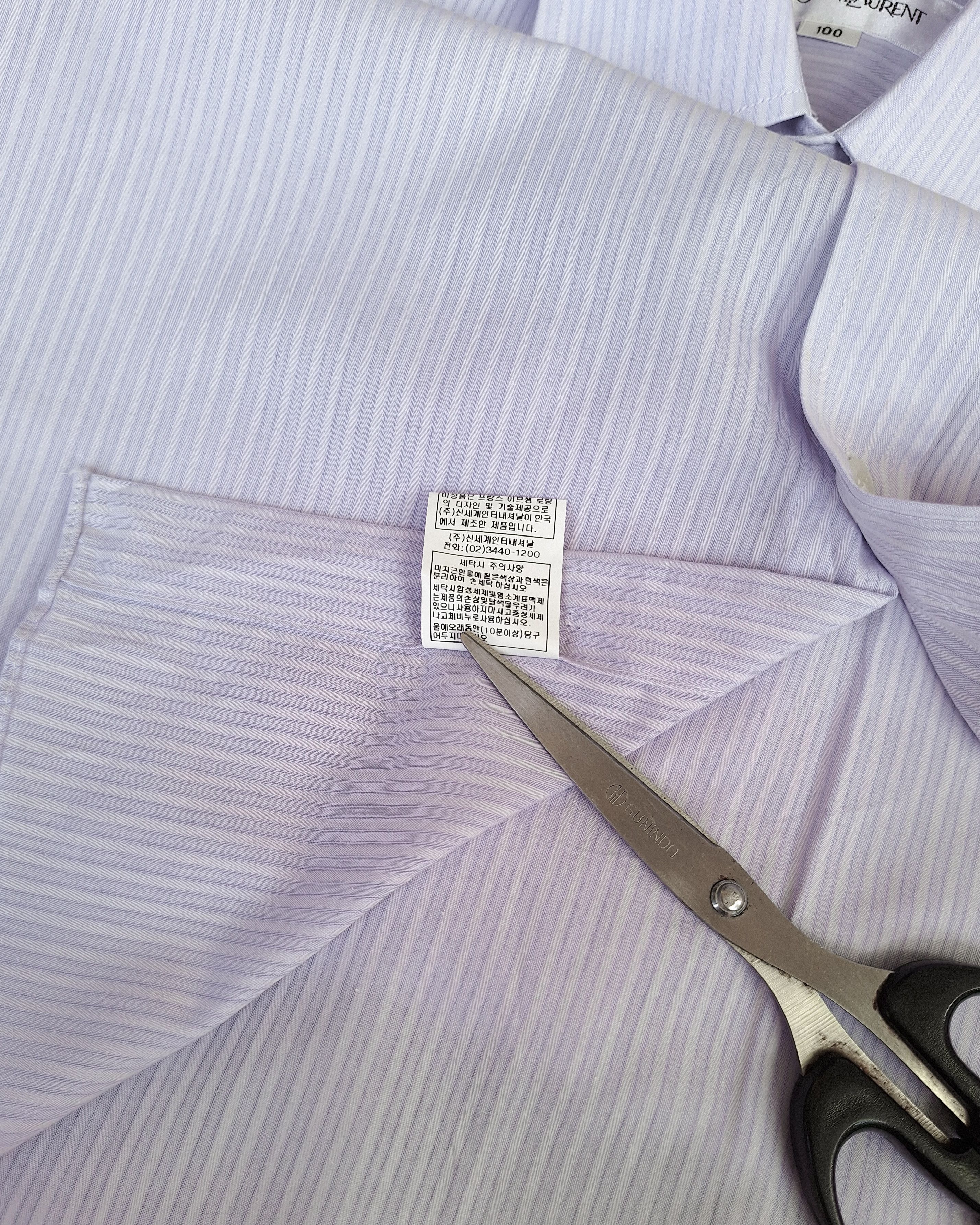 Vintage × Yves Saint Laurent Vintage Ysl Yves Saint Laurent Shirt Size US L / EU 52-54 / 3 - 9 Thumbnail
