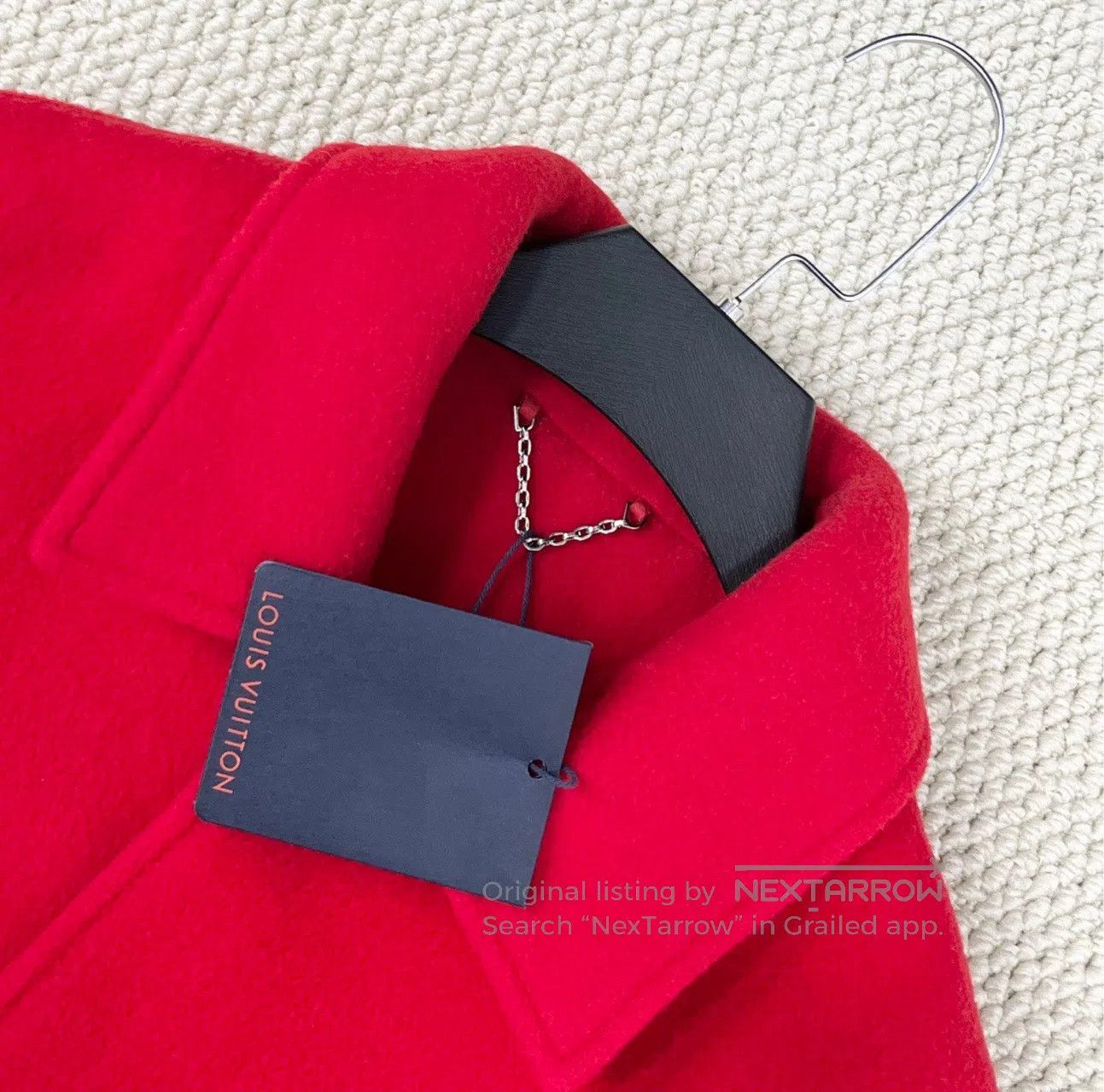 Louis Vuitton Louis Vuitton Red Embroidered Flock Floral Monogram Printe Size US M / EU 48-50 / 2 - 3 Thumbnail