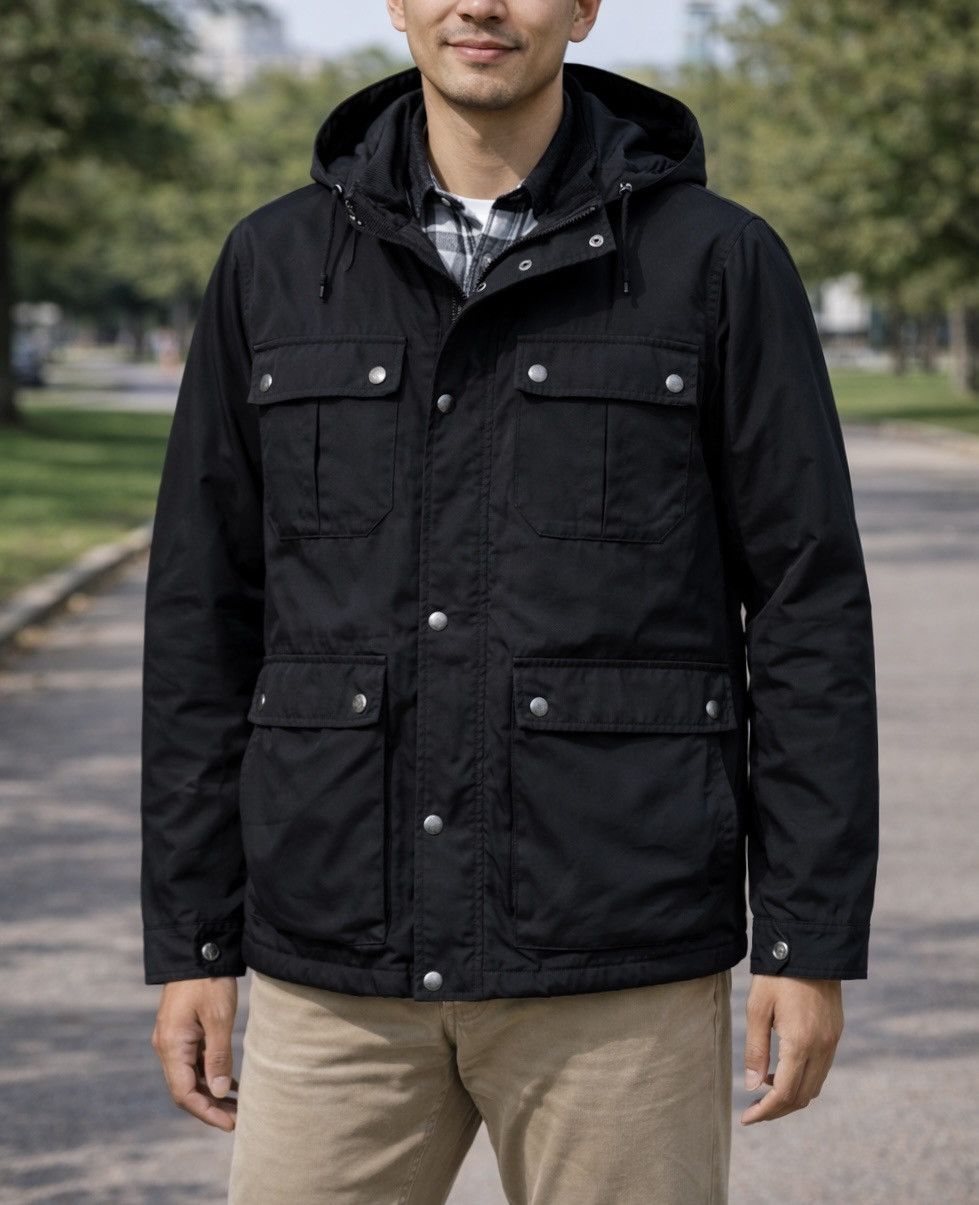 Sierra Vintage Sierra Designs Hooded Mountain Jacket Black Size US L / EU 52-54 / 3 - 8 Thumbnail