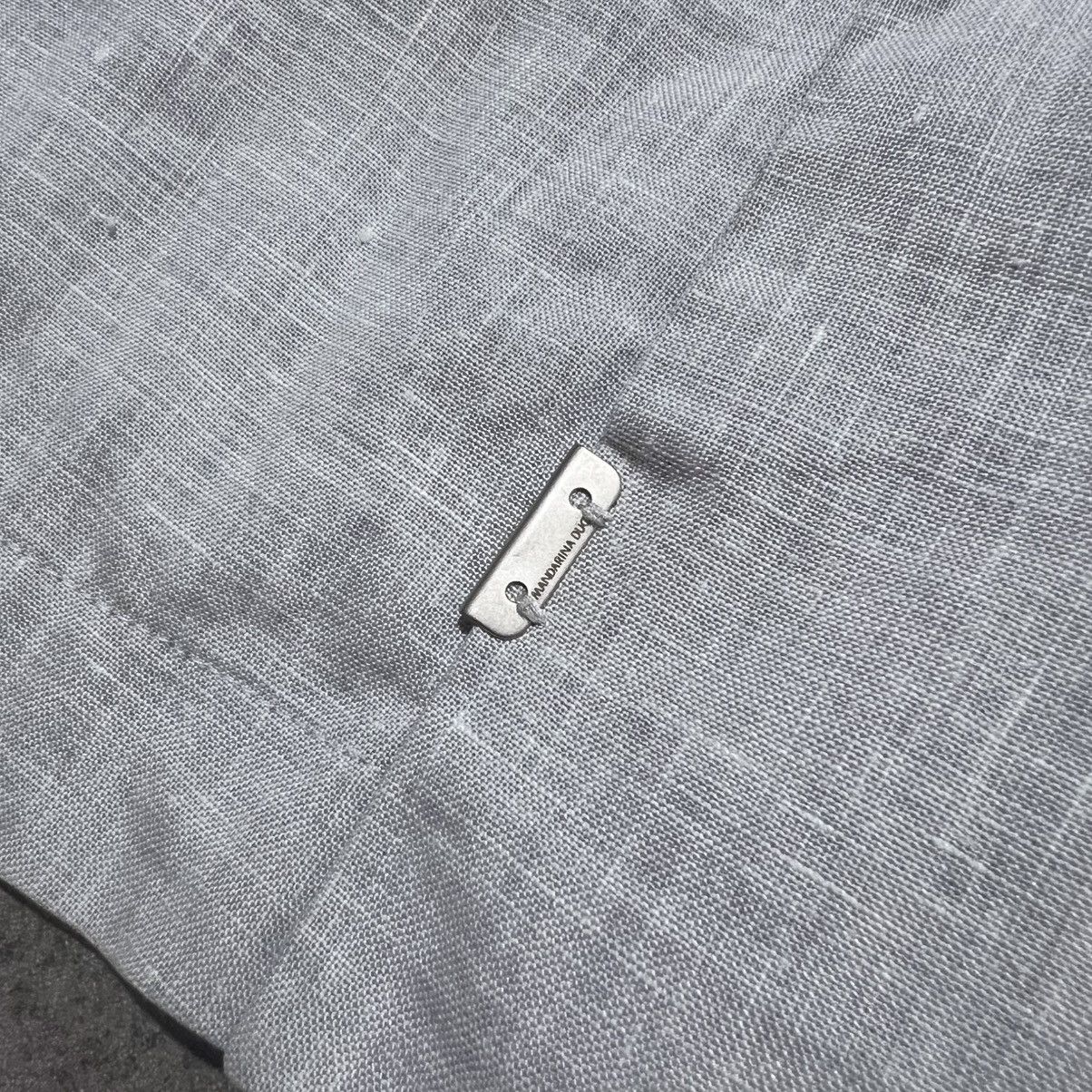 Mandarina Duck Technical Aluminum Linen Hooded Jacket Arcteryx Gorp Style Size US XXS / EU 40 - 6 Thumbnail