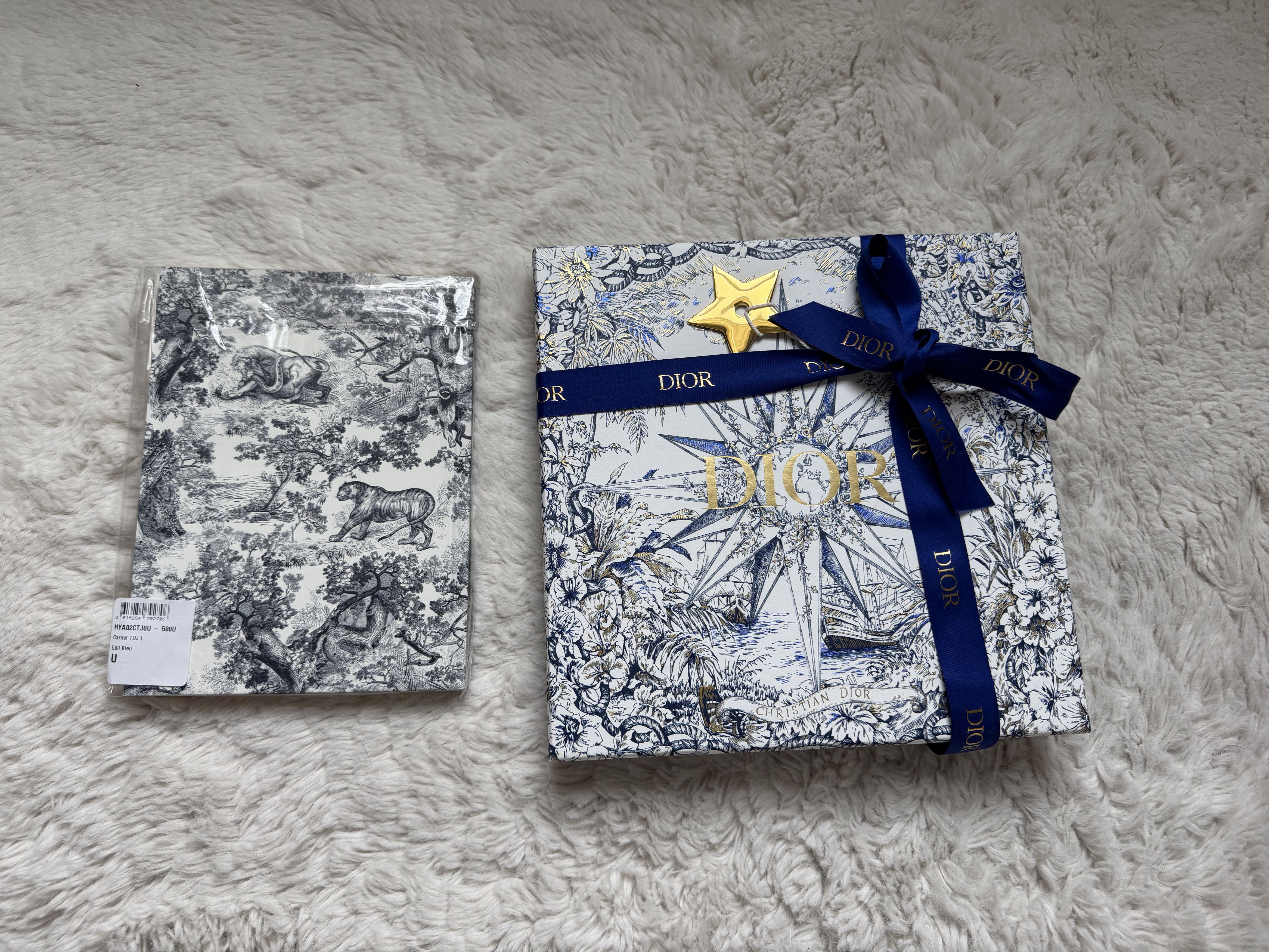 Dior Christian Dior Blue Toile de Jouy Large Notebook Size ONE SIZE - 6 Thumbnail