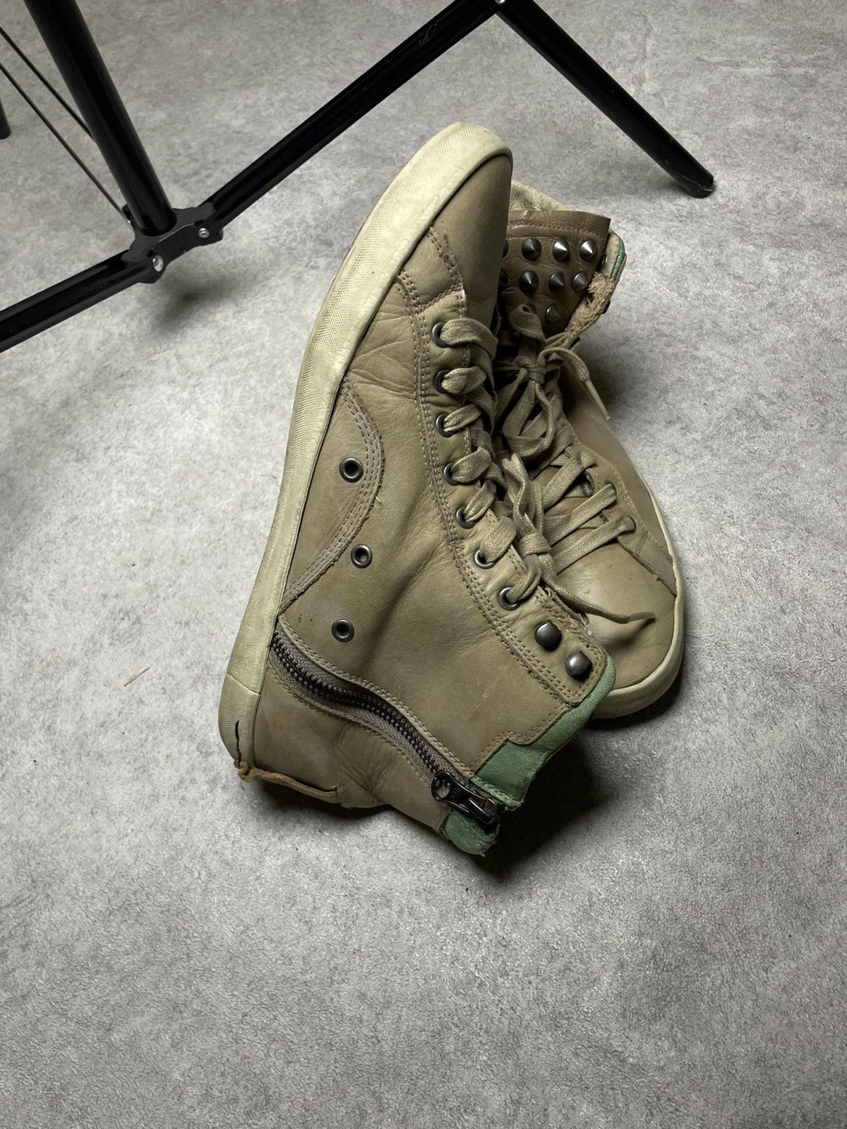 A.S.98 A.S. 98 Style leather Ankle Carol Skull Opium Goth Punk y2k Size US 10 / IT 40 - 5 Thumbnail