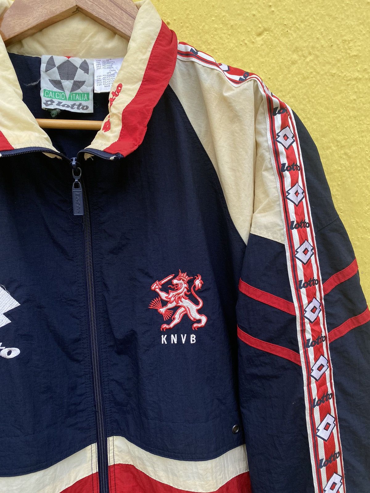 Lotto Sport Vintage 90s LOTTO KNVB NEDERLAND windbraker jacket Size US L / EU 52-54 / 3 - 7 Thumbnail